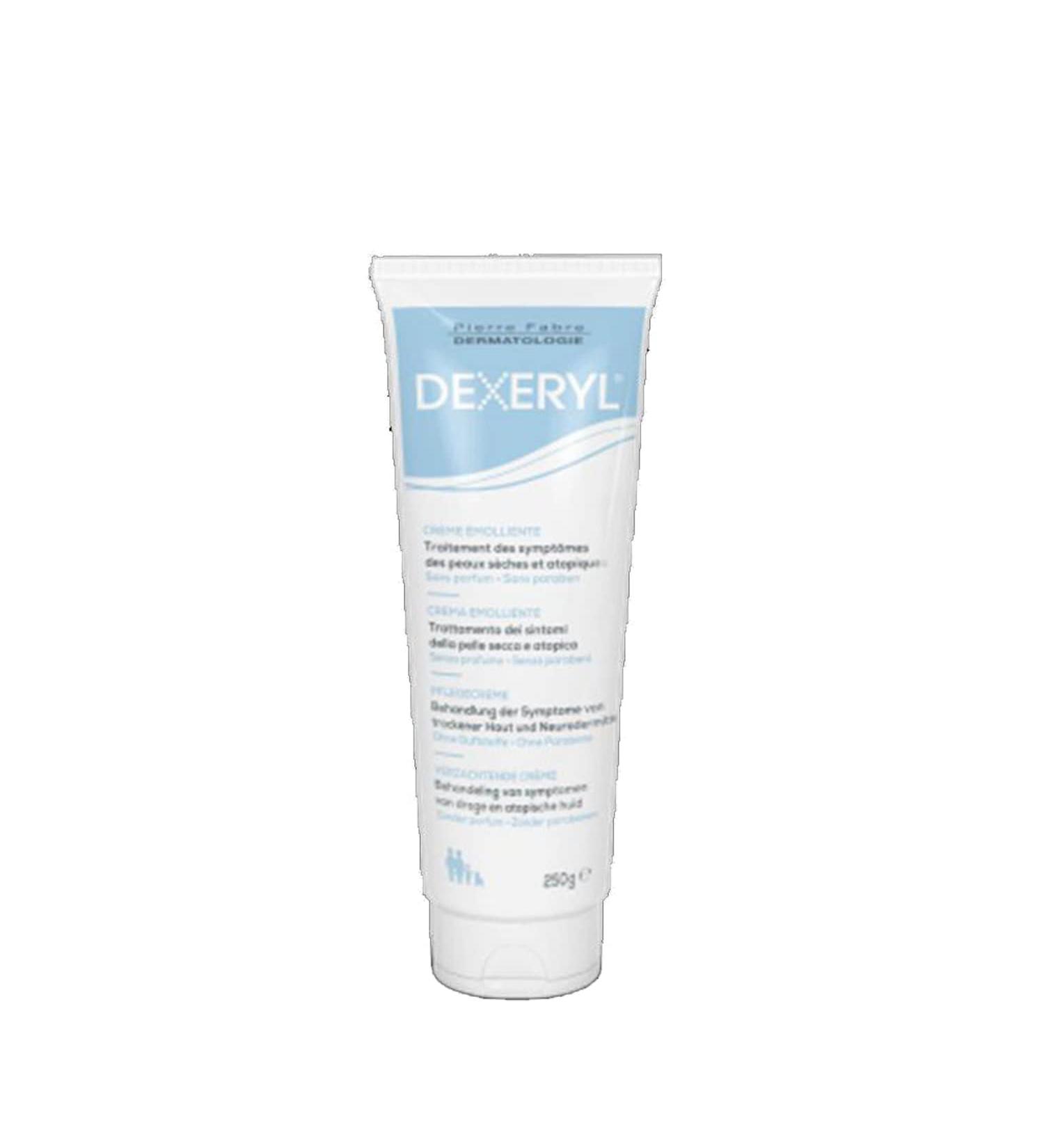 Ducray Dexeryl Plasticiser Cream Based on Vaseline Paraffin and Glycerin Tube 250 ml