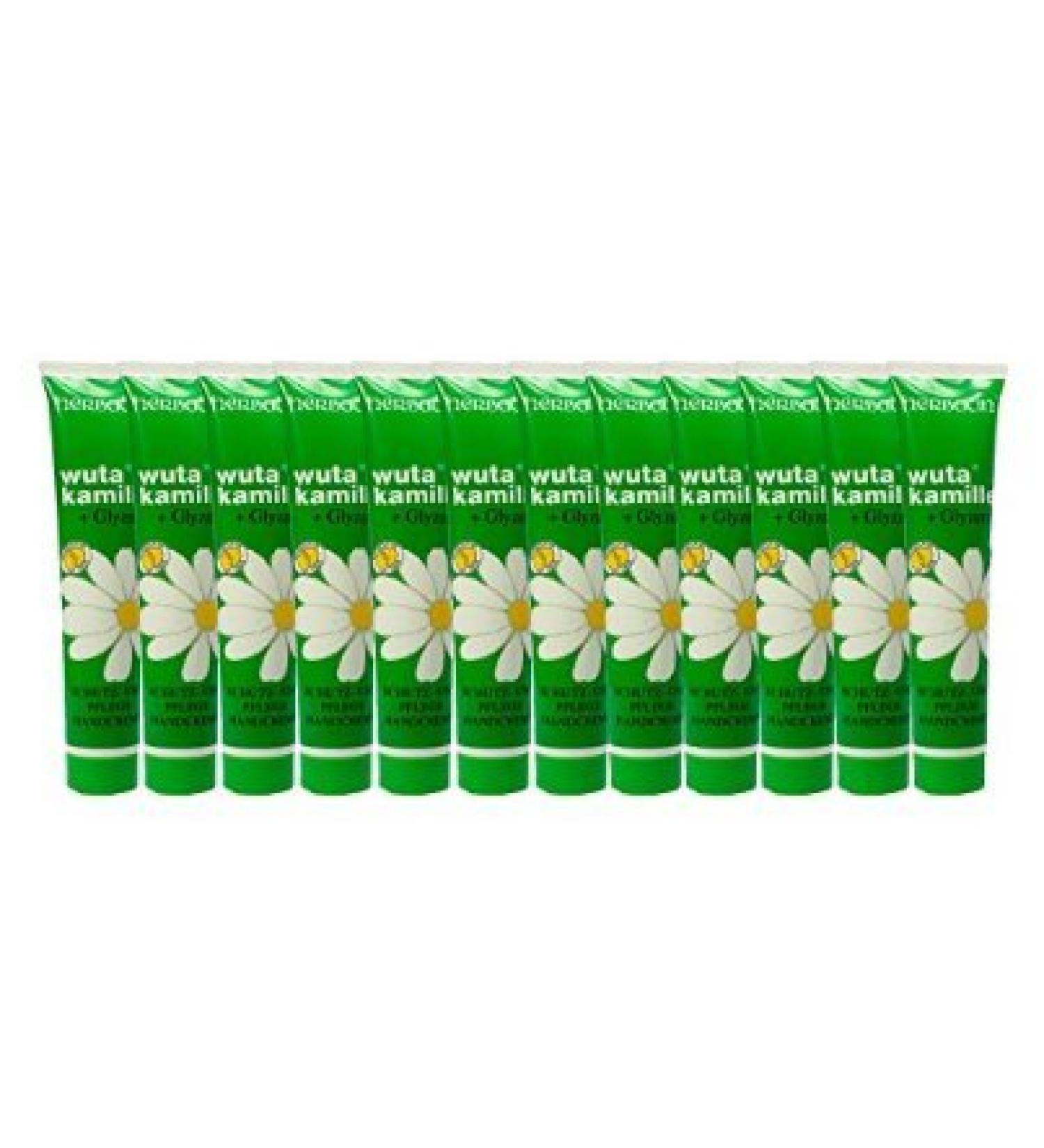 wuta kamille Herbacin Hand Cream + Glycerin Tube 75 ml Pack of 12 (12 x 75 ml)