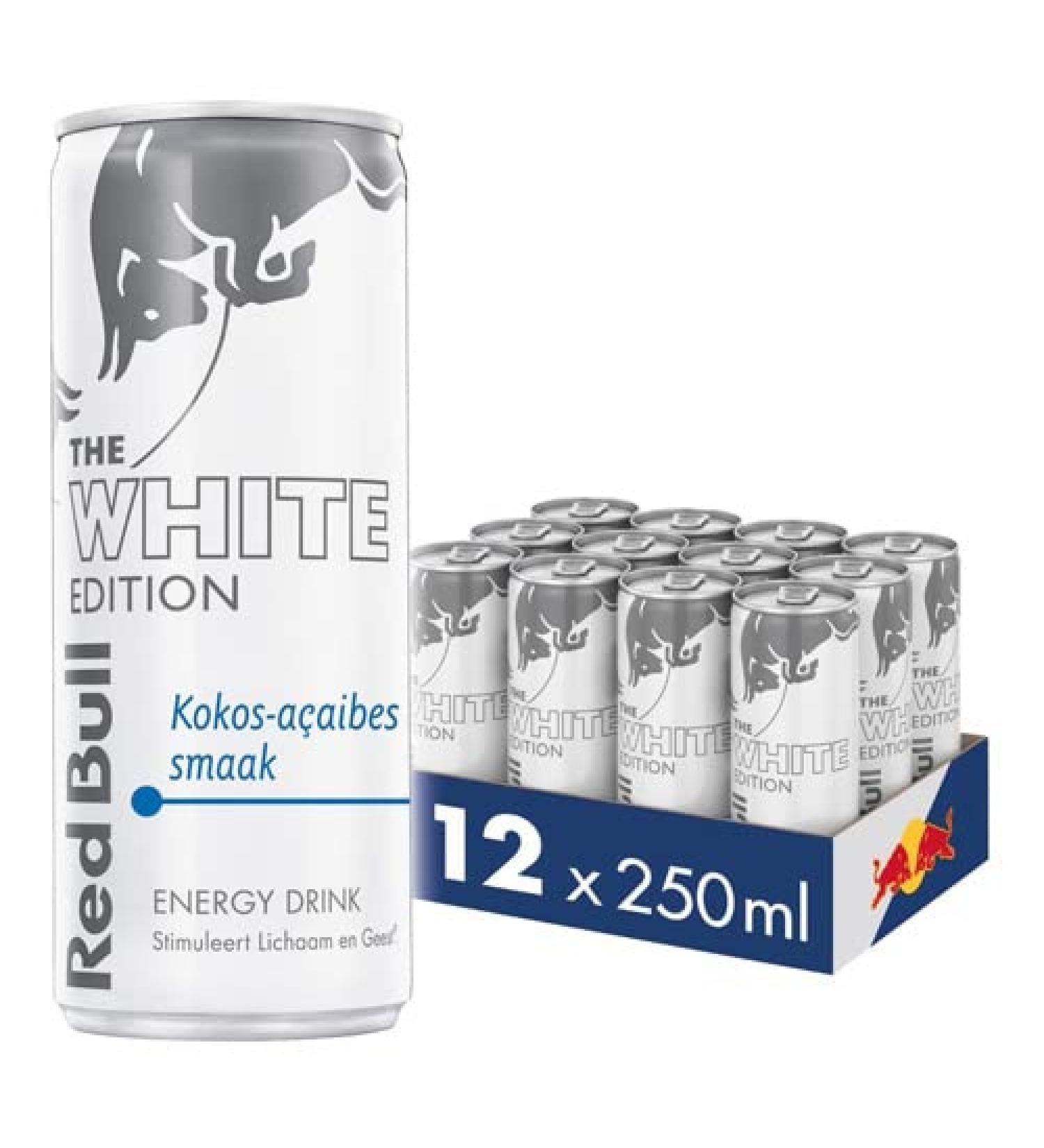 Red Bull – Lot de 24 canettes Summer Edition de 0,25 l chacune, édition originale Cocos
