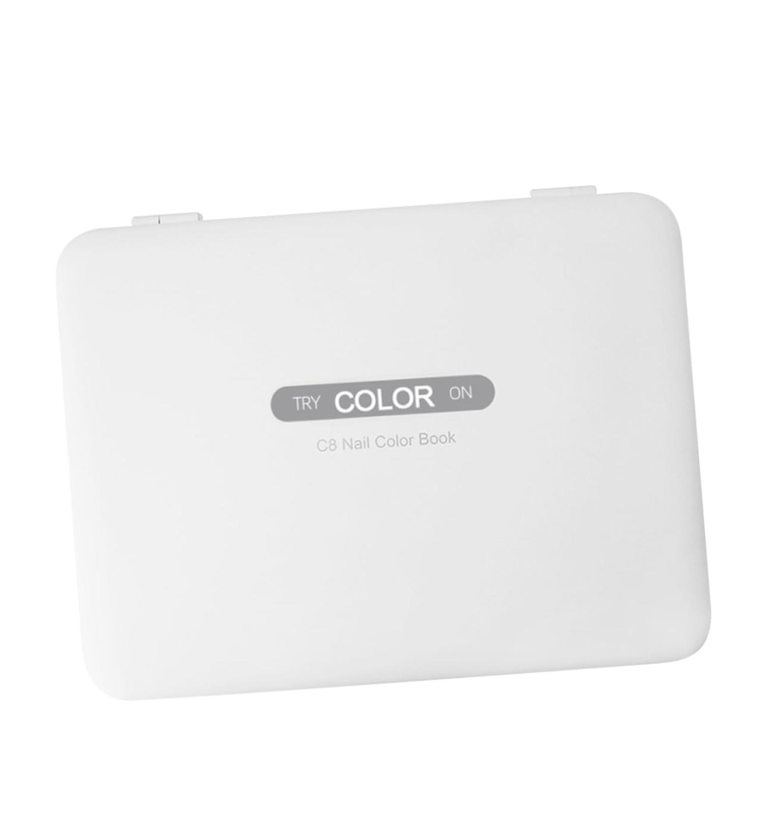 Healvian 1pc Nail Nail Art Tool Nail Gel Polish Display Book Nail Art Nail Color Sample Book Nail Practice Tool DIY Nail Art UV Gel Nail Polish Nail Color Cards Book White Abs 28.00X22.00X2.00CM White - Buy Online on GoSupps.com