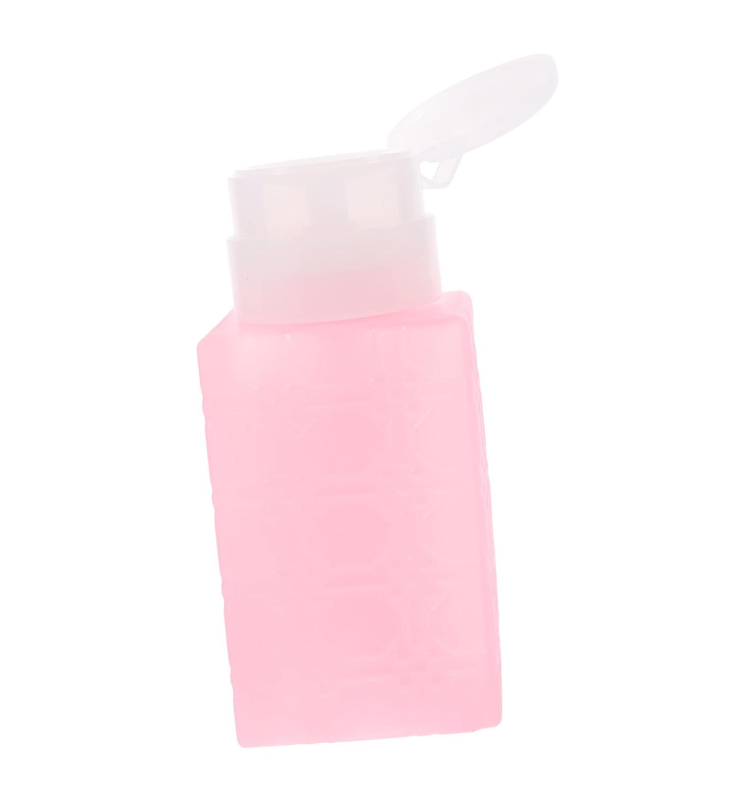 minkissy Nail Oil Pink Nail Polish Nail Polish Remover Dispenser Pump Dispenser Nail Polish Remover Pump Makeup Remover Dispenser Plastic Travel Powder Pump Manicure 6x5x13cm Pink - Buy Online on GoSupps.com
