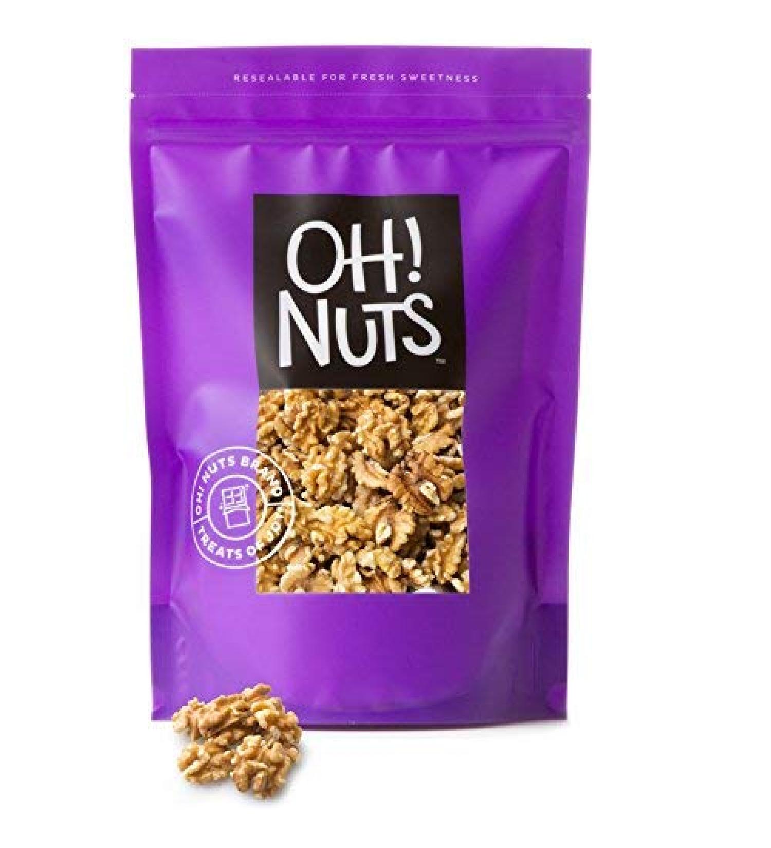 Raw Walnuts 2lb Bulk Bag | Unshelled Chandler Halves & Pieces Mix | Fresh & Healthy Keto Snacks | Vegan & Paleo Friendly | Gluten-Free | For Gourmet Baking - Buy Online on GoSupps.com