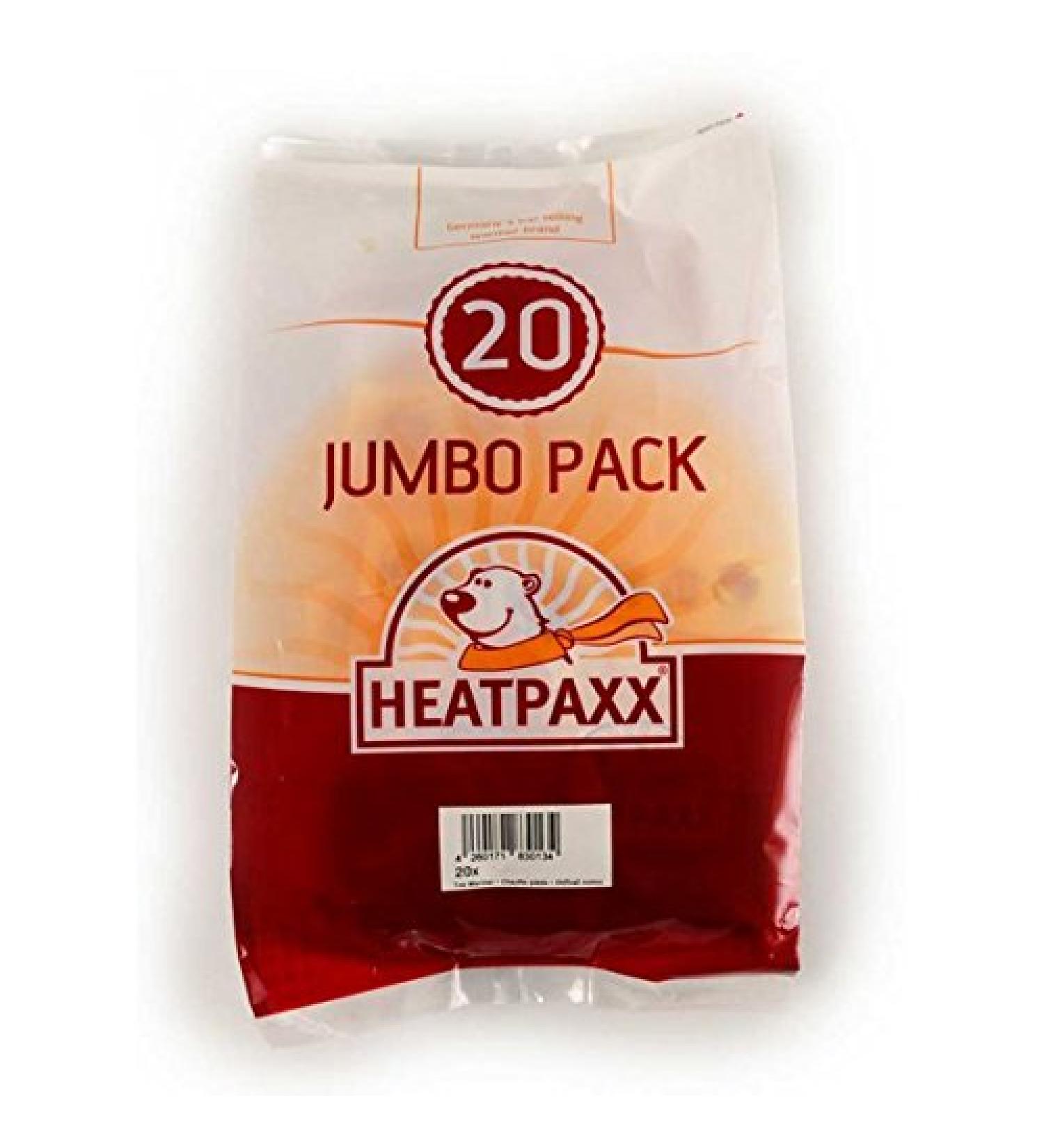 HeatPaxx Body Warmer Jumbopack (20 Pieces) - Ultimate Warmth for Cold Weather | HX323 - Ship Worldwide! - Buy Online on GoSupps.com