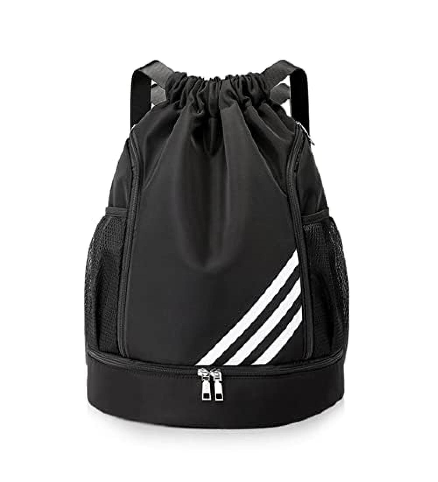 ACBOOR Gym Bag | Large Capacity Waterproof Sports Backpack with Cord & Zipper | Fashionable & Adjustable Design for Women & Kids - Buy Online on GoSupps.com