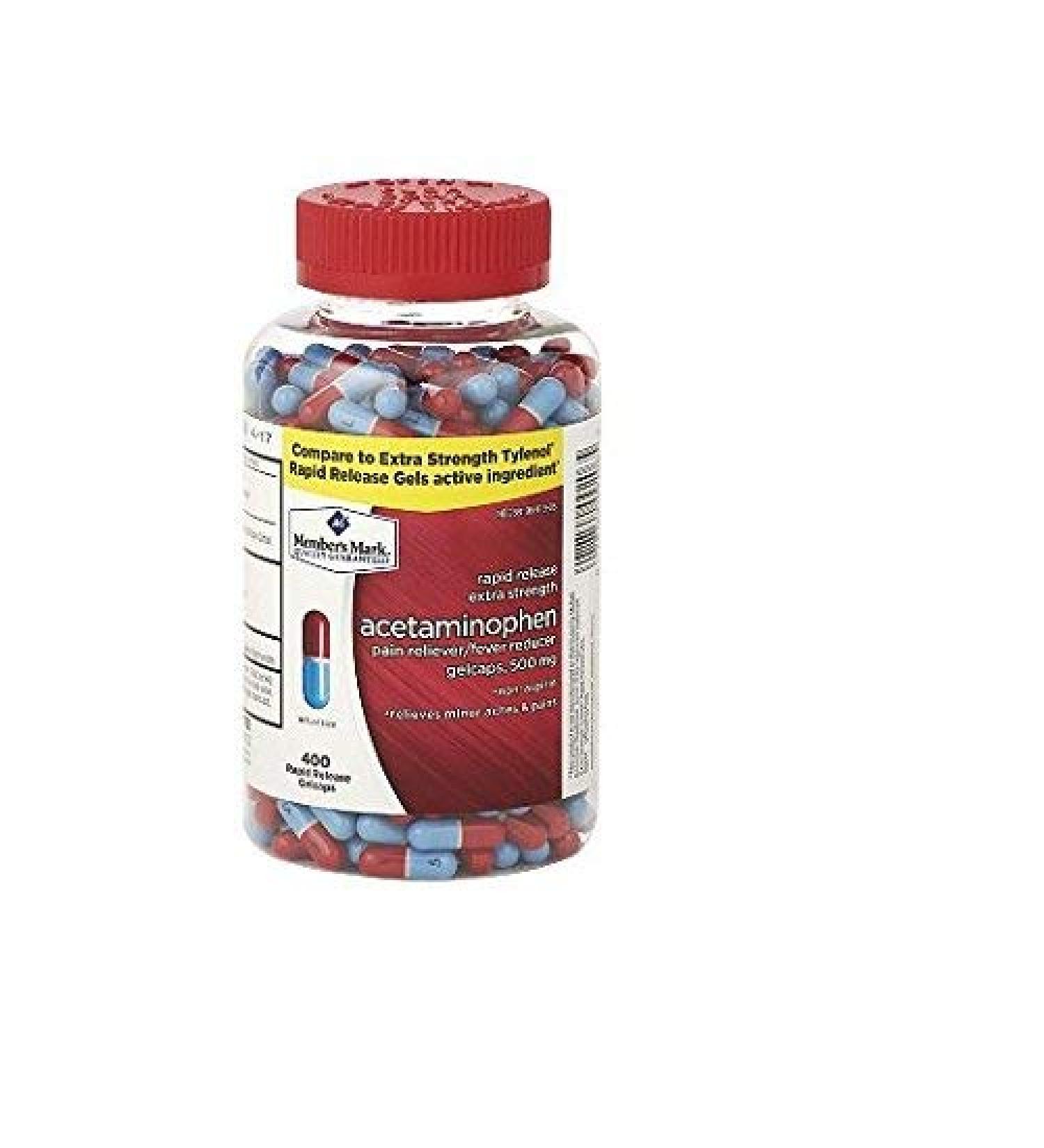 Member's Mark 500mg Extra Strength Acetaminophen (400 ct.)