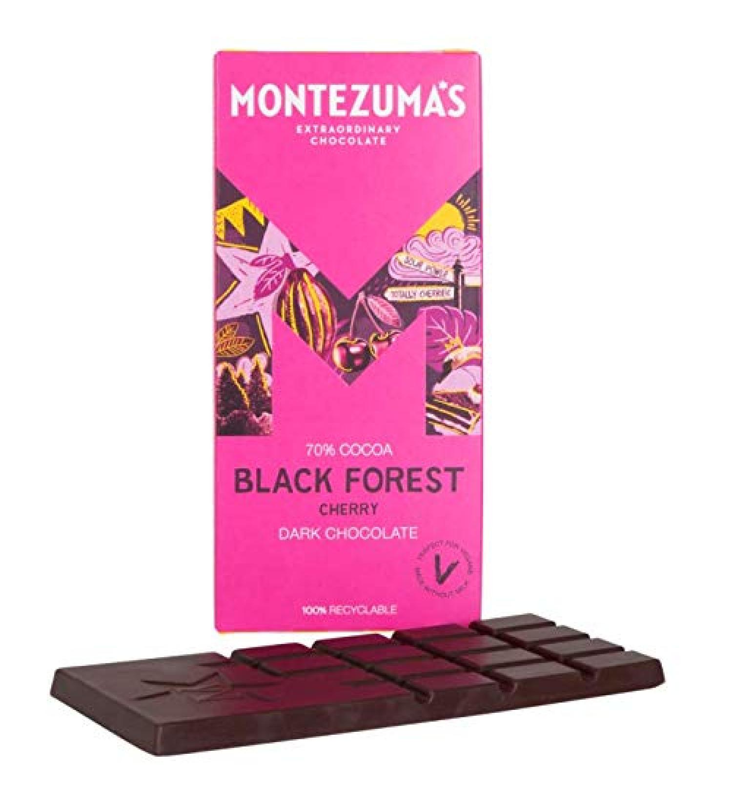 Montezuma's | Black Forest Gateau Bar | 12 x 100g