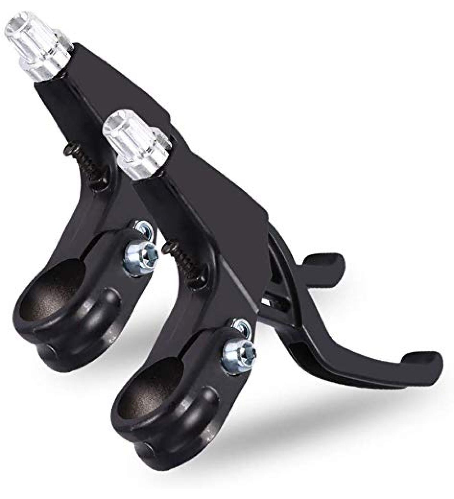 Yiio 1 Pair Universal Bike Brake Levers - Aluminum Alloy Handles for Mountain, Kids, Folding, MTB, BMX - Black 2.2cm - Buy Online on GoSupps.com