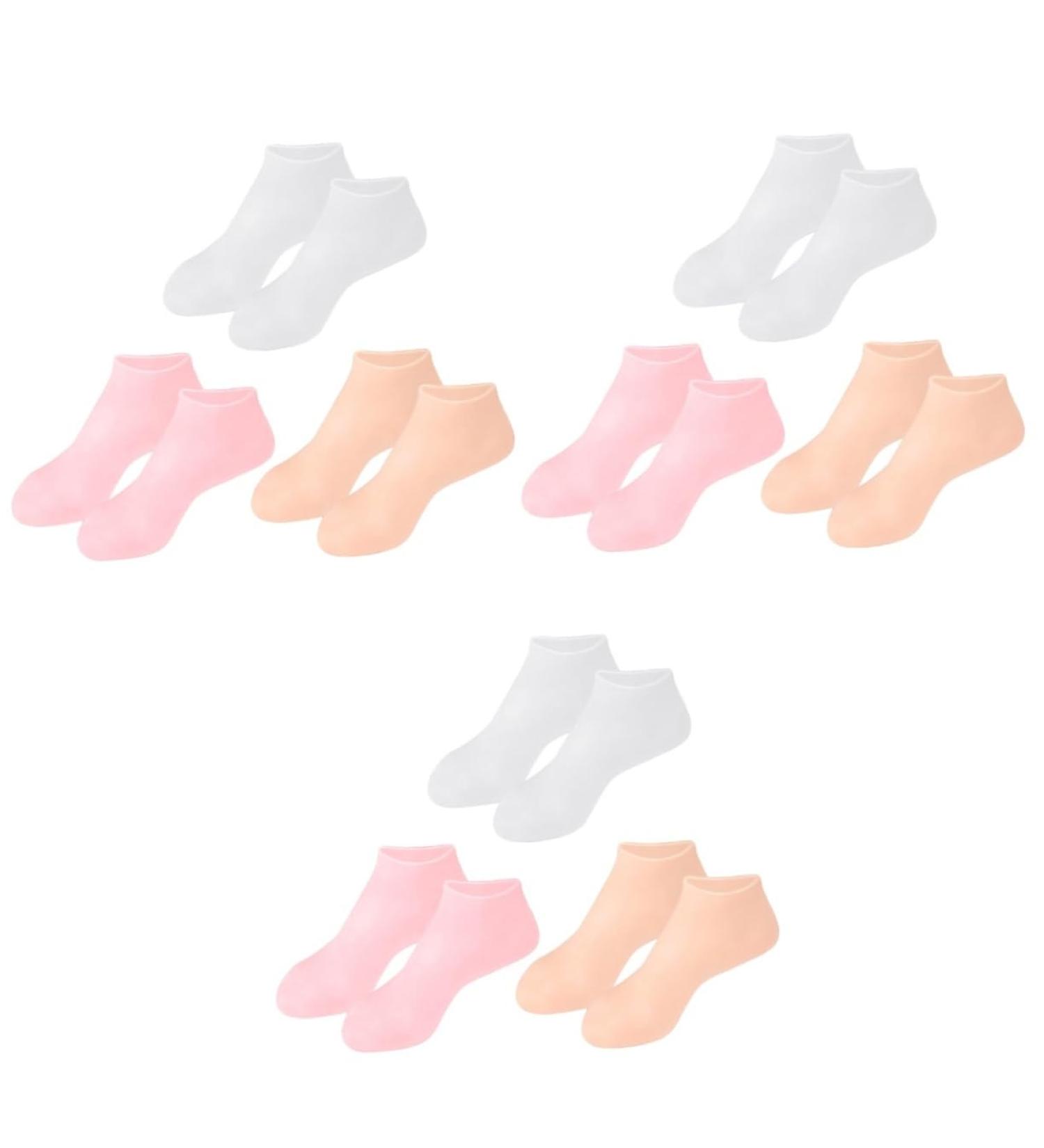 minkissy 9 Pairs Gel Socks Men Stocking Socks for Women Low Cut Dry Feet Socks Features Socks for Women Low Cut Socks Women Daily Care Socks Anti Cracking Foot Socks Sebs Heel Lotion Man - Buy Online on GoSupps.com