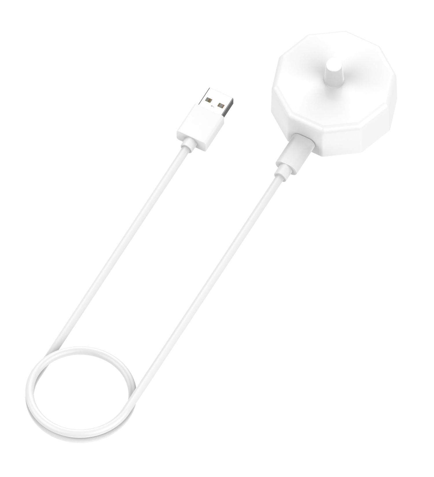Oral-B USB Charger | Electric Toothbrush Replacement Charger for Braun Oral-B | White USB Cable Base - Buy Online on GoSupps.com