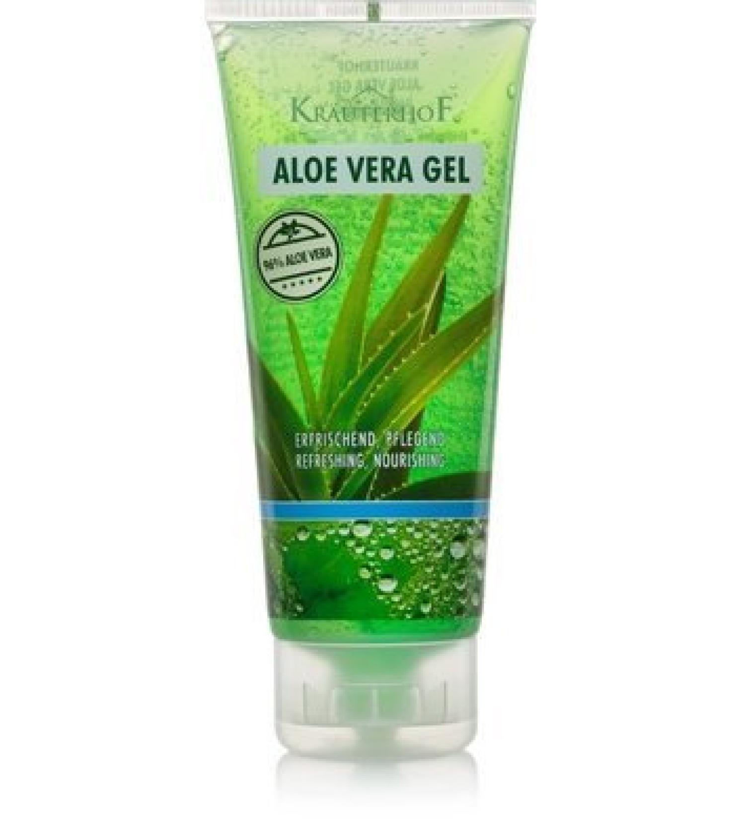 96% Aloe Vera after Sport Gel - Relieves Swelling Joint Pain Sore Muscles or Tendons by Krauterhof