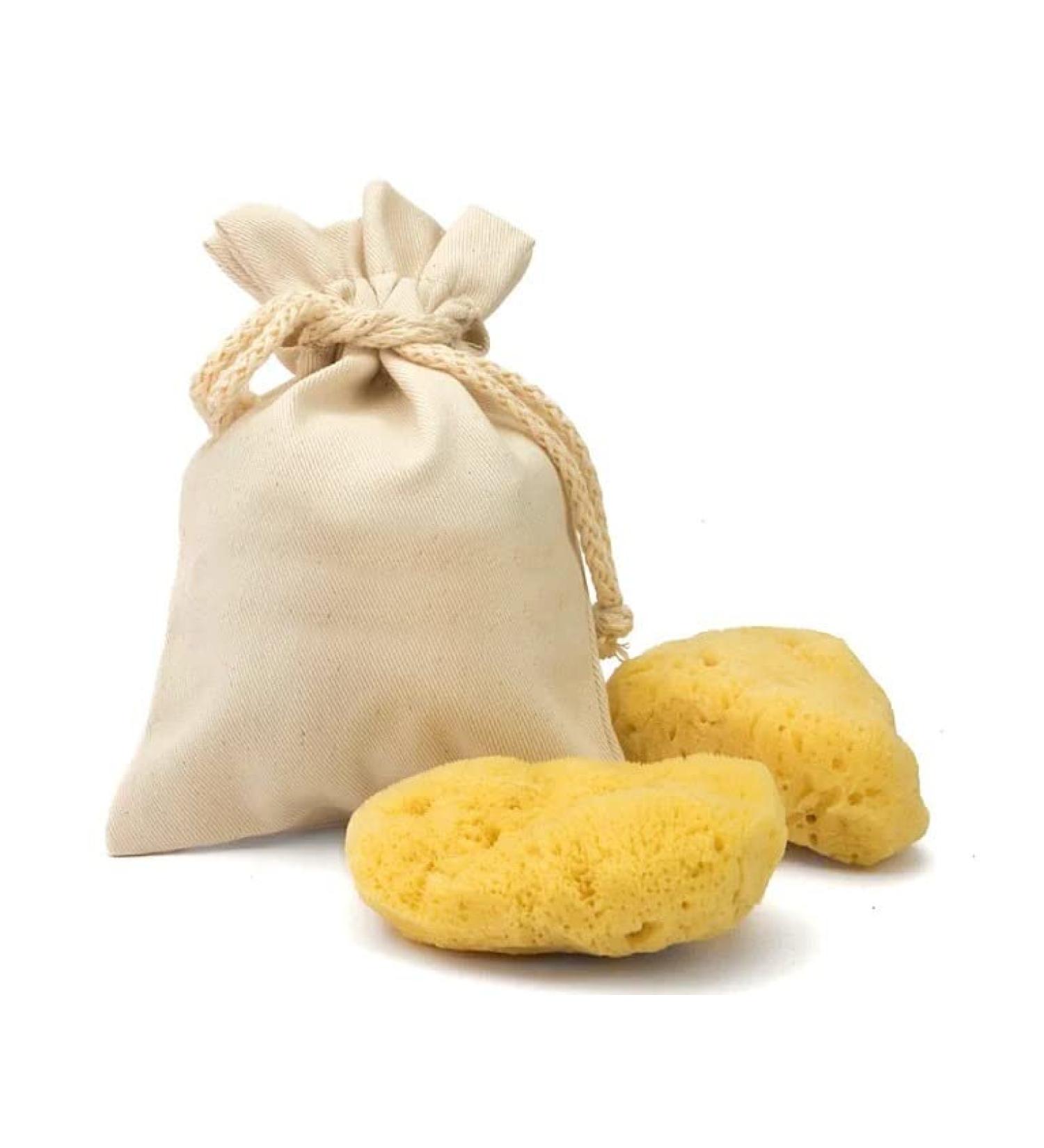 Crigema Menstrual Sponge - Eco-Friendly Reusable Alternative to Tampons & Cups with Jute Hygiene Bag | 10x5-7 cm - Buy Online on GoSupps.com