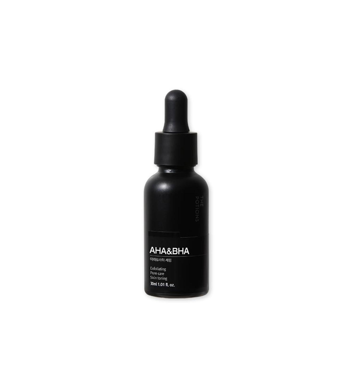 Buy The Potions AHA BHA Facial Ampoule 30ml for Sebum Control - Korean Skincare for Glowing Skin - Buy Online on GoSupps.com