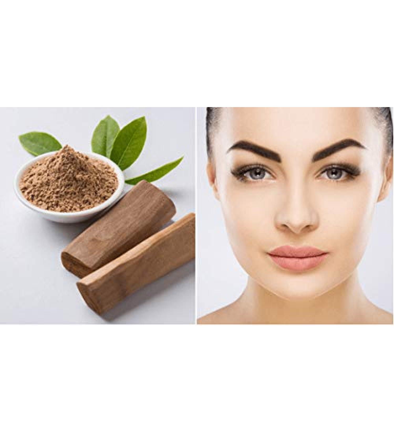 Pure Sandalwood Powder Chandan Powder Premium Quality 25g-500g SKIn FACE Brightening Whitening (100G)