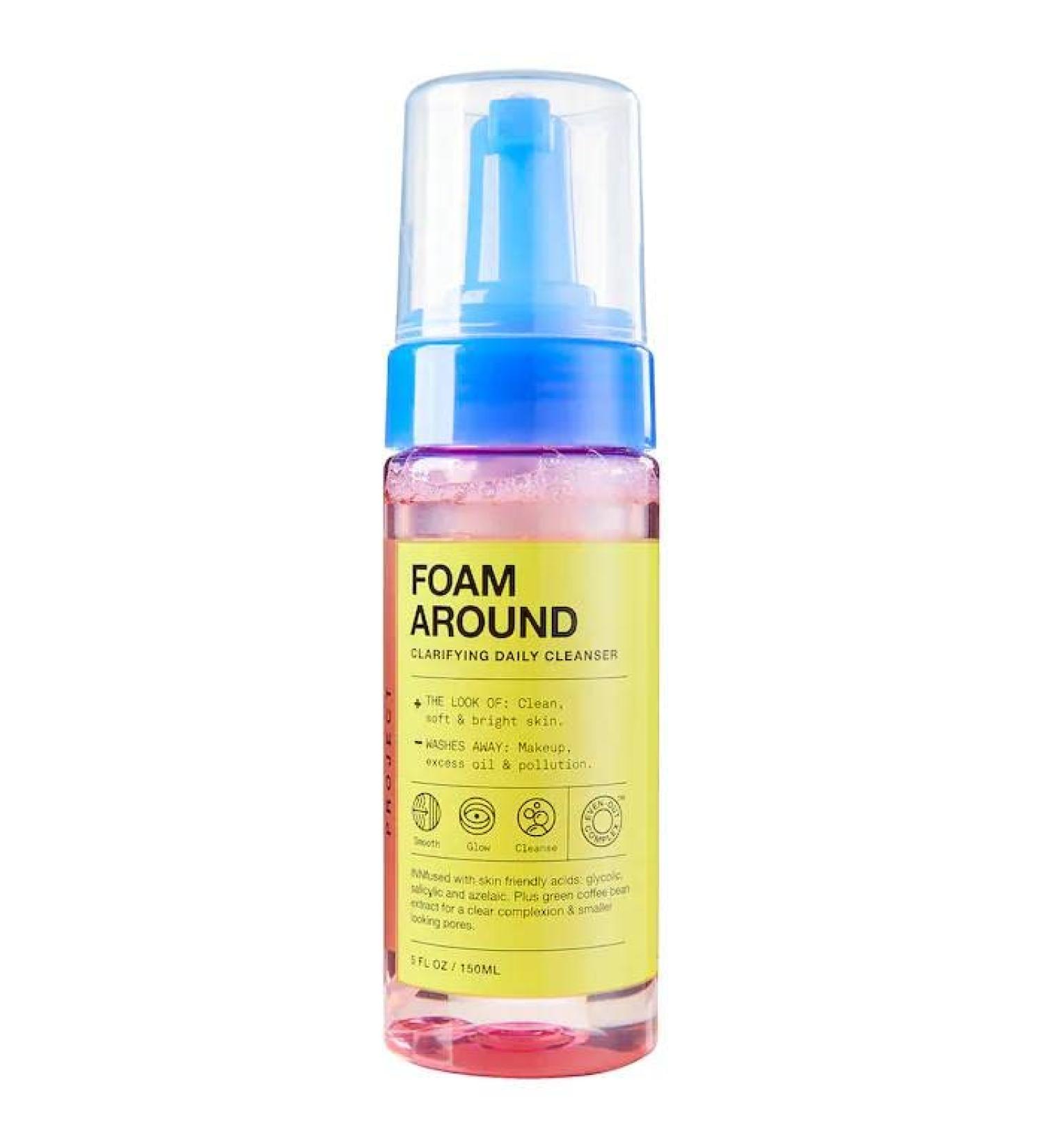 iNNBEAUTY PROJECT Foam Around Clarifying Daily Cleanser Infused with Glycolic Acid