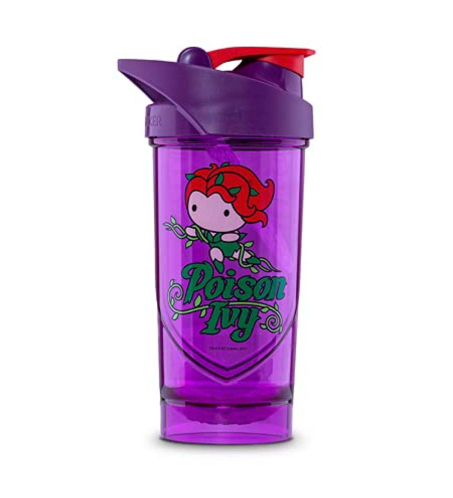 Shieldmixer Hero Pro Classic Shaker - BPA-free Protein Shaker & Fitness Bottle - Poison Ivy Mini - 700ml - Purple Gym Accessories - Buy Online on GoSupps.com