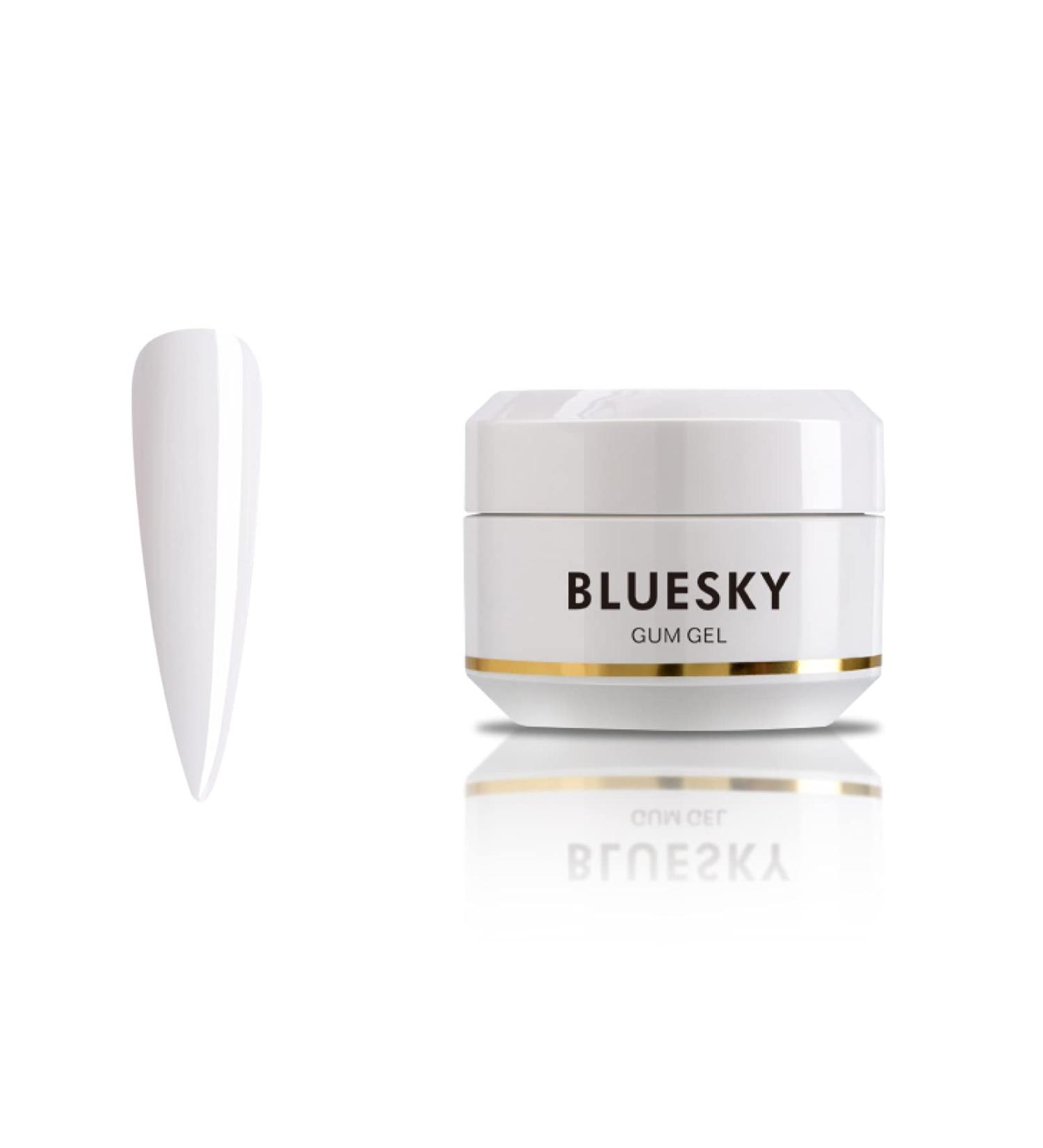 Bluesky Gum Gel 15 ml White Poly Gel Builder Colours For Poly Gel Nail Kit Quick Nail Extensions (Requires Curing Under LED UV Lamp) - Buy Online on GoSupps.com