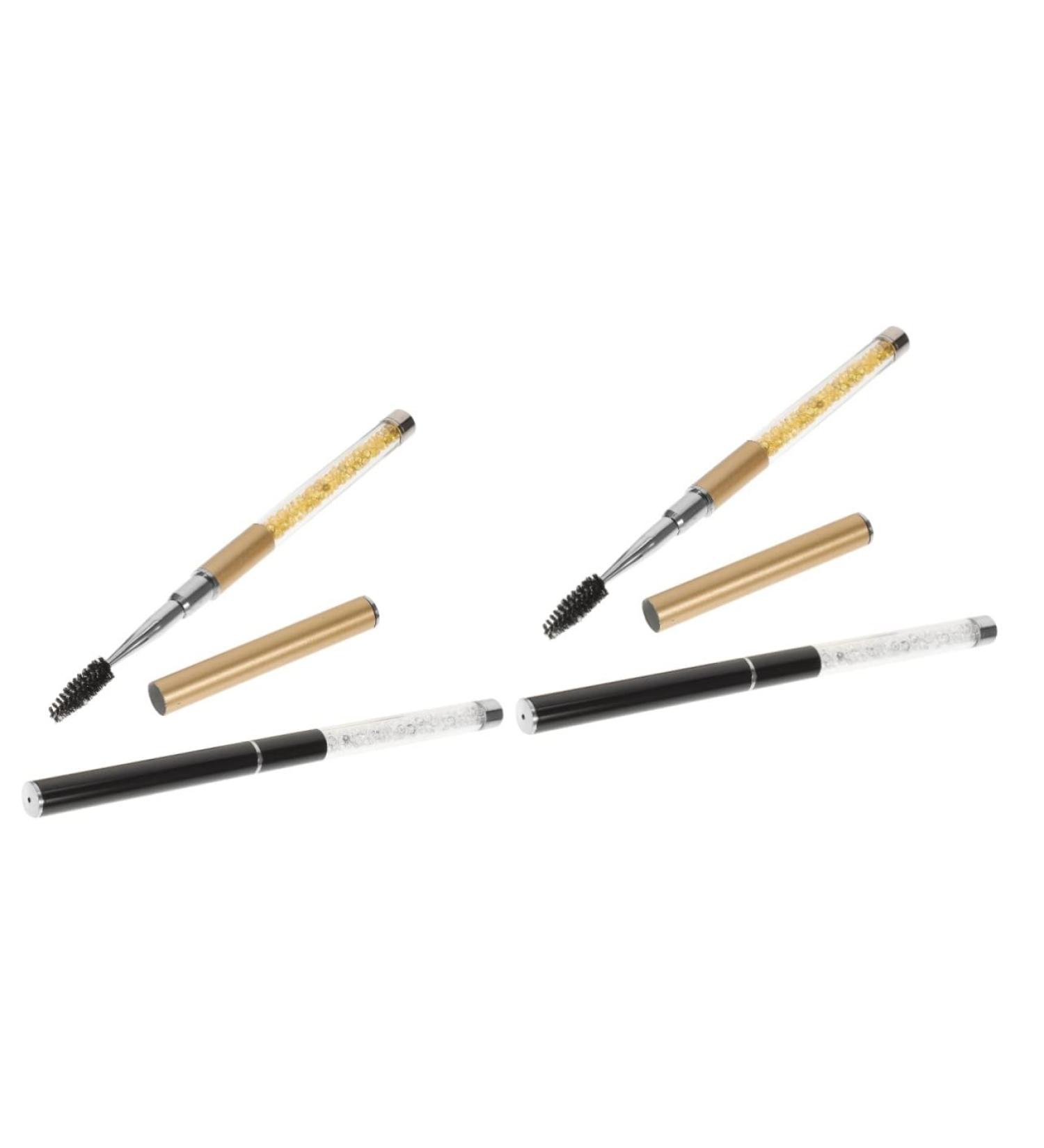 Ipetboom 4 Pcs Grafting Eyelash Brush Spooly - Perfect Eyelash Extension & Makeup Tool | Diamond Fiber Mascara & Eyebrow Brush - International Shipping Available - Buy Online on GoSupps.com