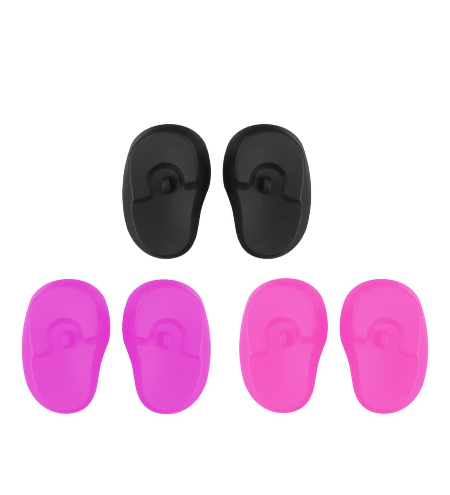 3 Pairs Silicone Ear Covers - Ear Protectors for Salon Shower, Hair Dye, Coloring Supplies - Buy Online on GoSupps.com