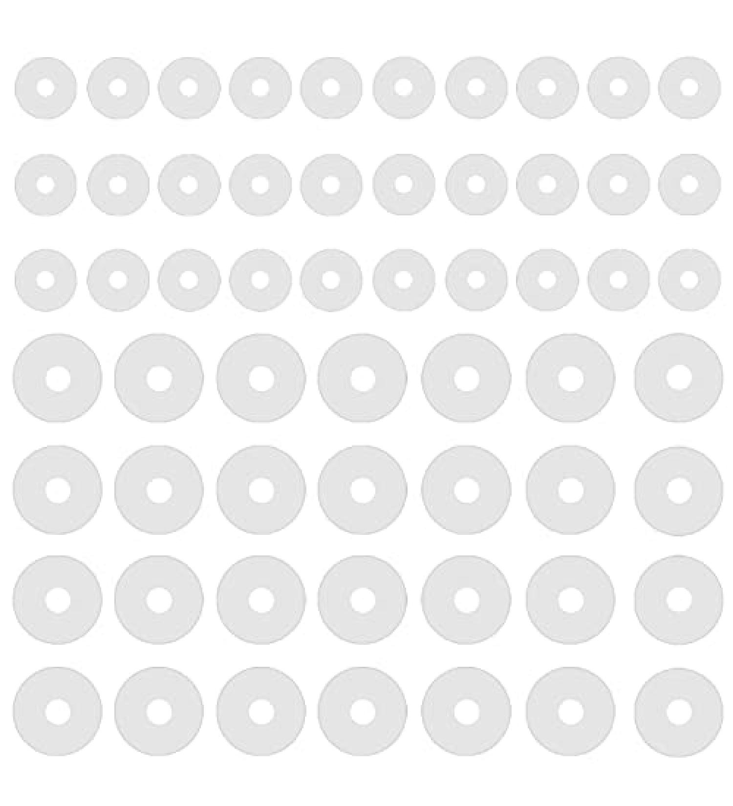60pc Silicone Healing Piercing Discs for Bump Support - 3/5/7/9mm Clear Pads & Earring Backs - Buy Online on GoSupps.com