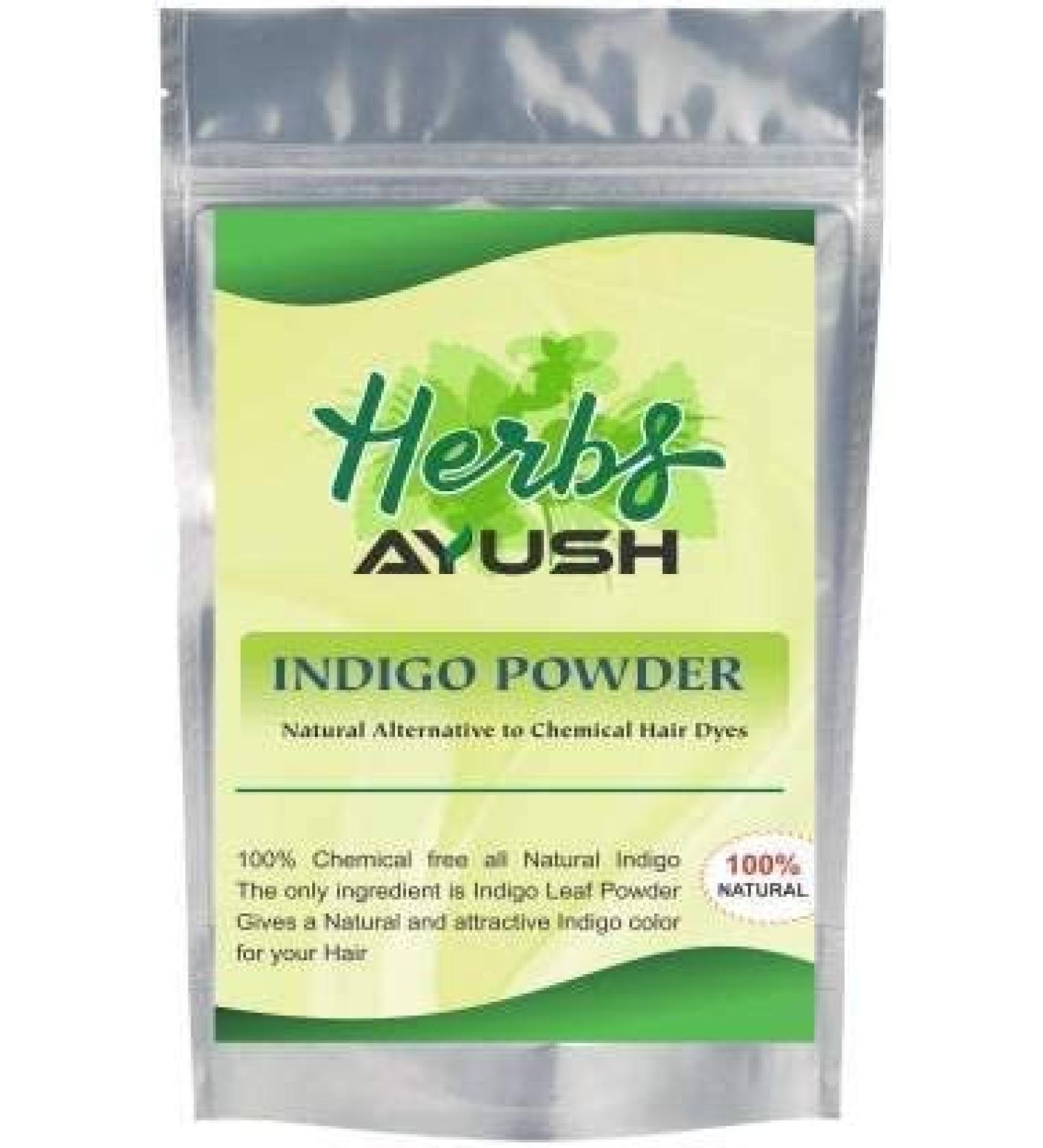 QURA QURA Herbs Ayush Indigo Powder for Black Hair - 250 grams