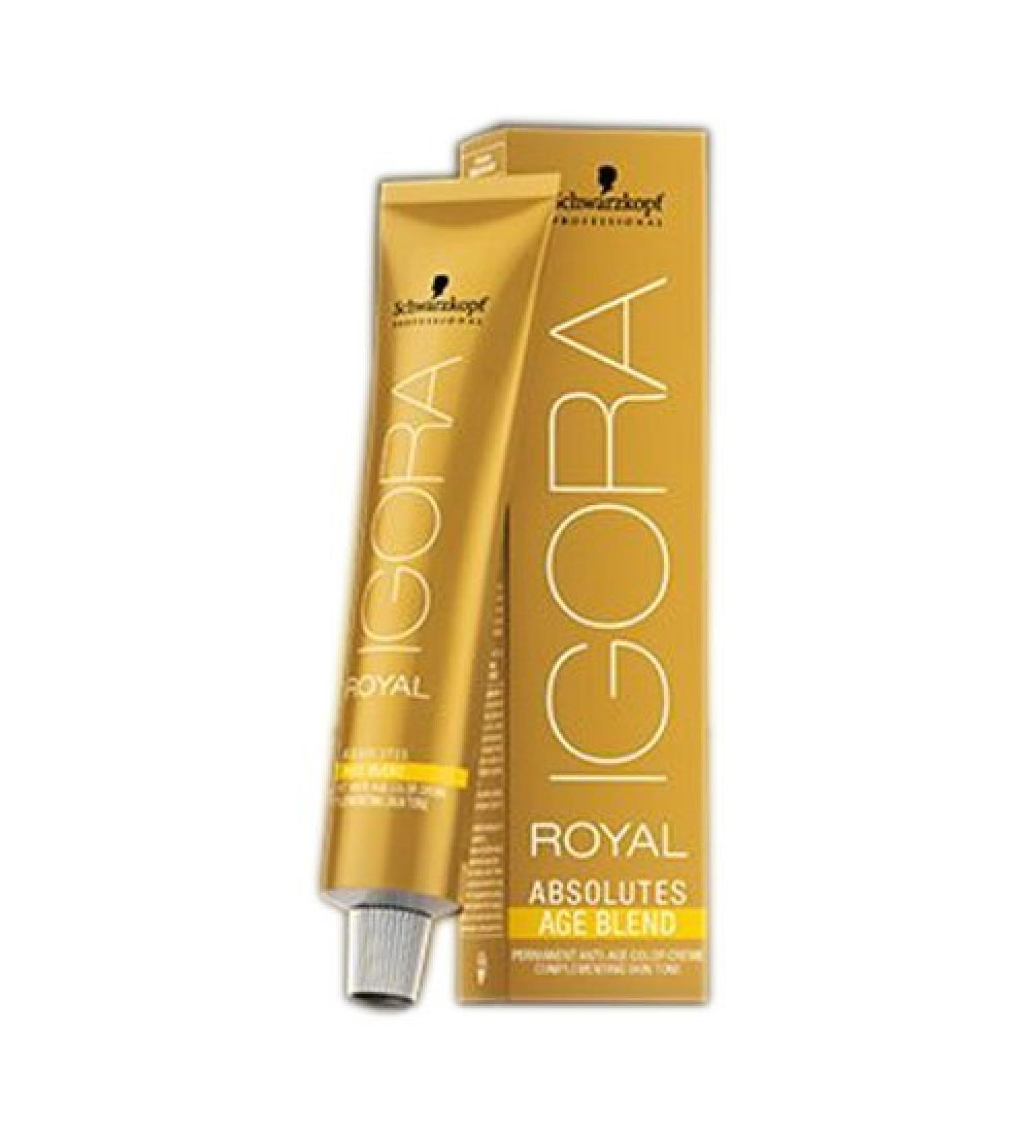 Schwarzkopf Igora Absolutes Hair Color 7-450 Medium Blonde Natural Beige Gold