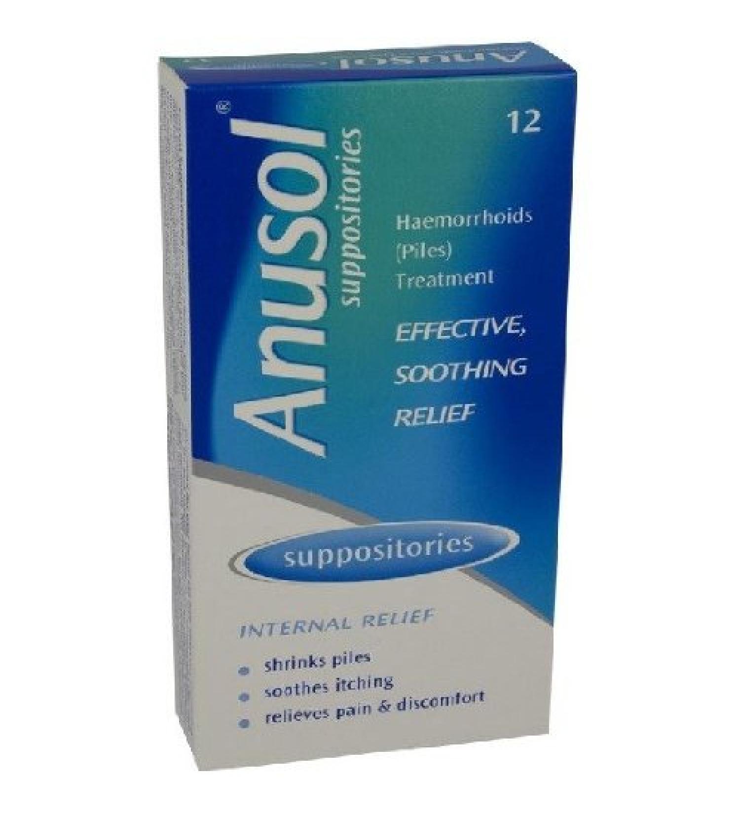 Johnson & Johnson Ltd Anusol Suppositories 12 Pack