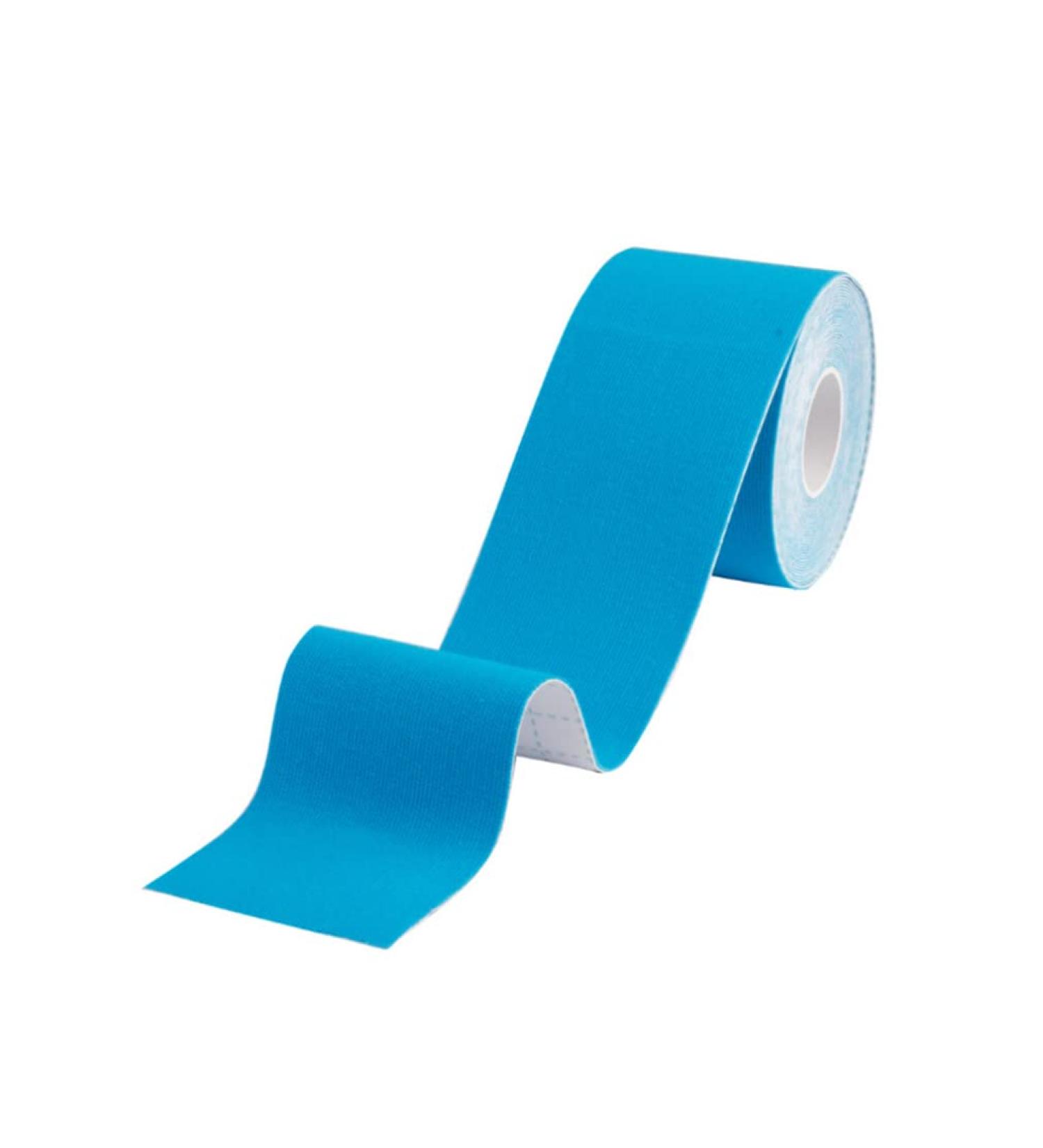 Buy 5M Sky Blue Kinesiology Tape - Elastic Support for Muscle Strain & Injury Recovery - Sports Physio Roll - Buy Online on GoSupps.com