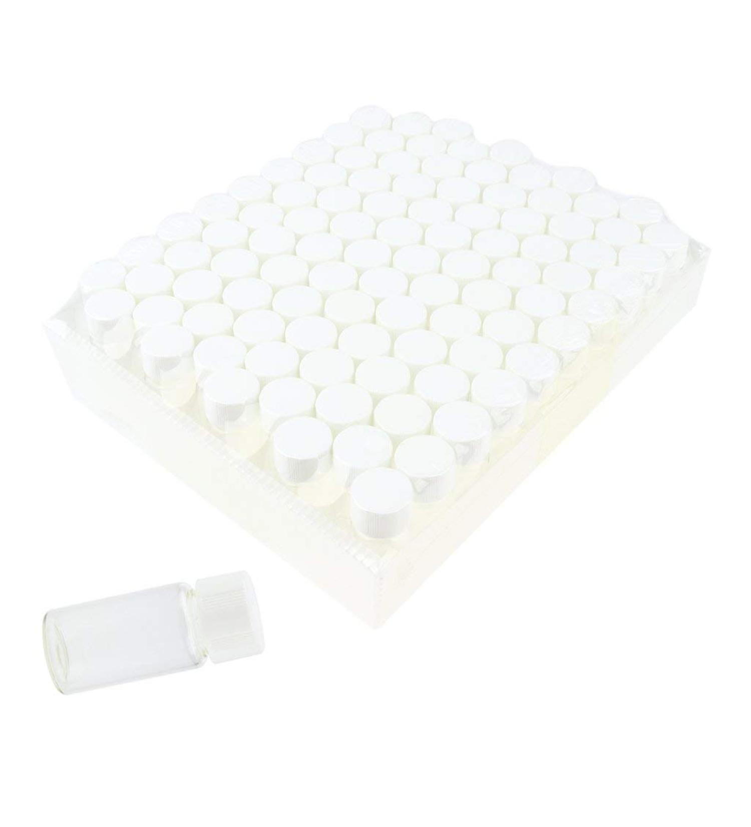 100x Bouteilles Jetable Flacons en Verre Pour Voyage Camping 10 ml - Buy Online on GoSupps.com