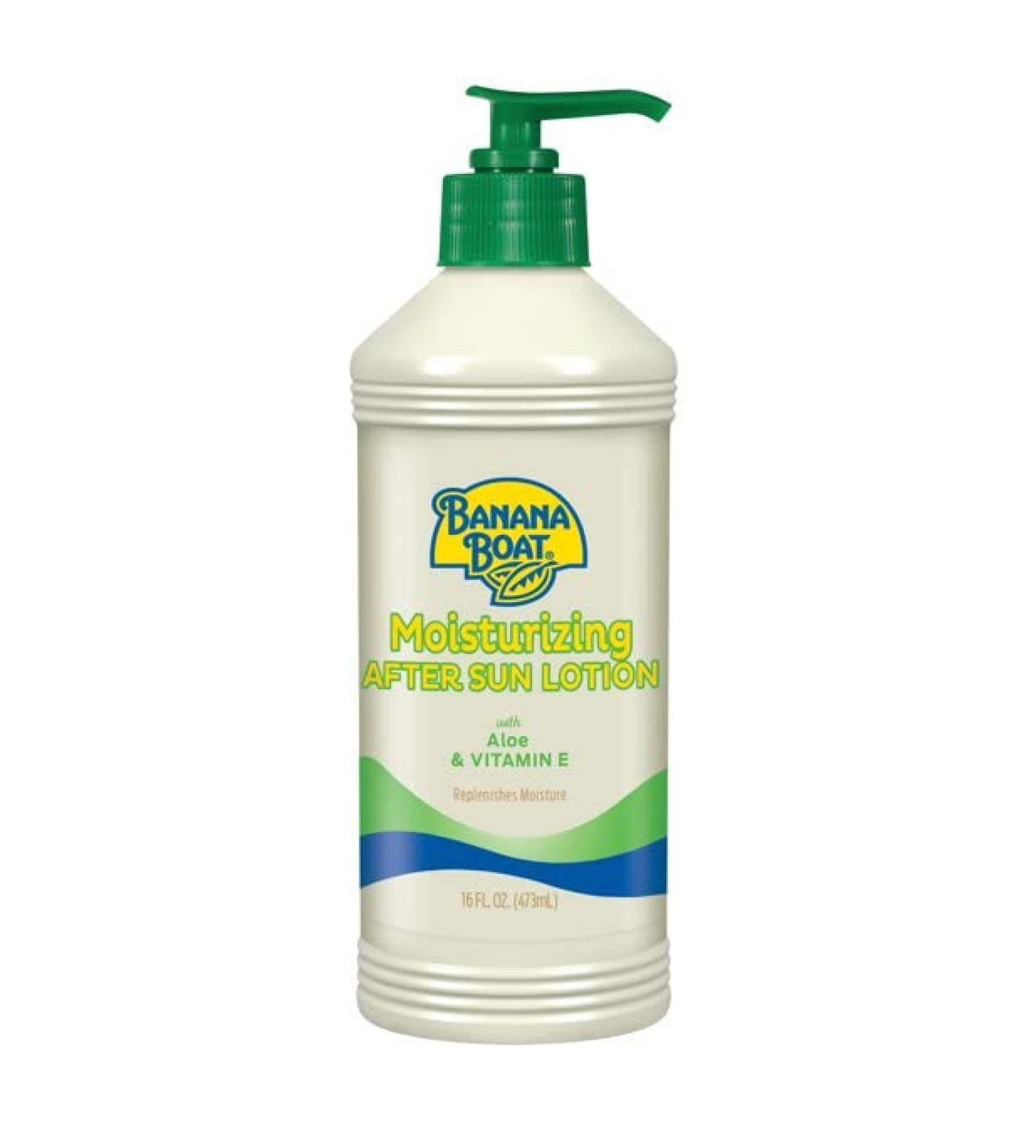 Banana Boat After Sun Lotion Aloe Vera 16 Fl Oz (Pack of 2) - Soothing Hydration for Sun-Kissed Skin - Buy Online on GoSupps.com