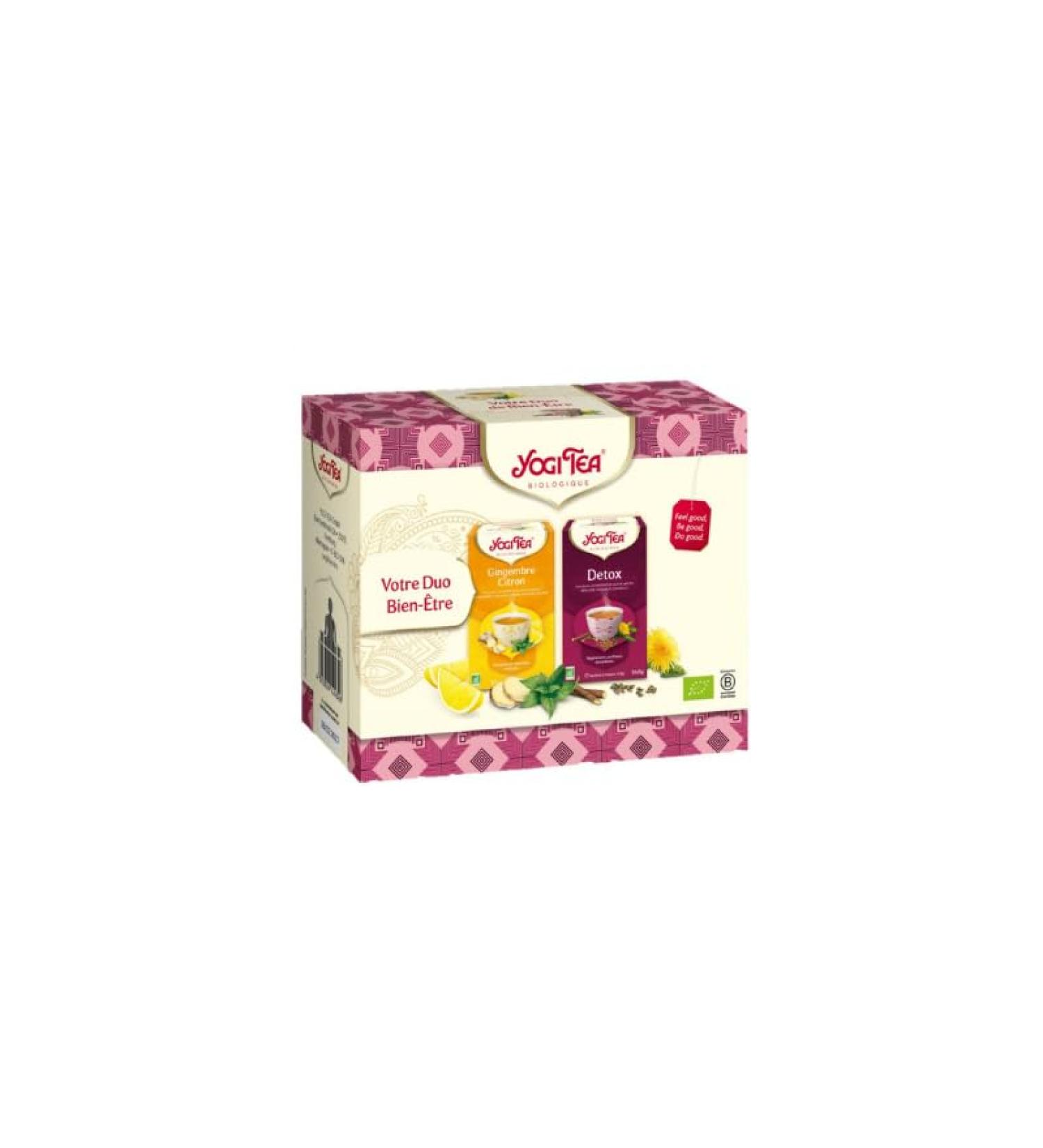 Yogi Tea Coffret Duo Bien- tre - Infusions Ayurv diques 34 sachets