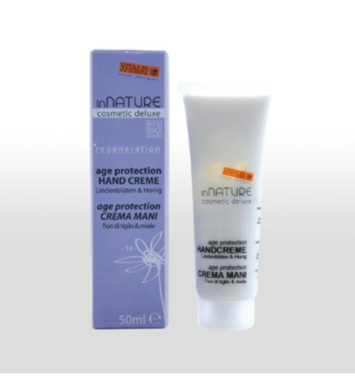 inNATURE-cosmetic deluxe - Hand cream 50ml with lime blossom & honey organic certified natural cosmetics