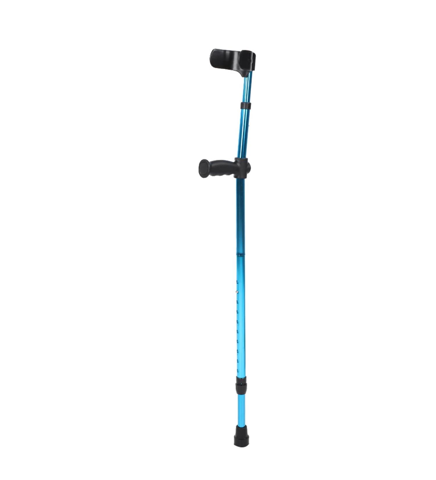 Arm Crutch 48.4in Telescopic Ergonomic Forearm Crutches with Non Skid Hand Grips Adult Crutches Arm Cuff Crutch Portable Aluminum Crutches for Seniors Disabled Elderly - Buy Online on GoSupps.com