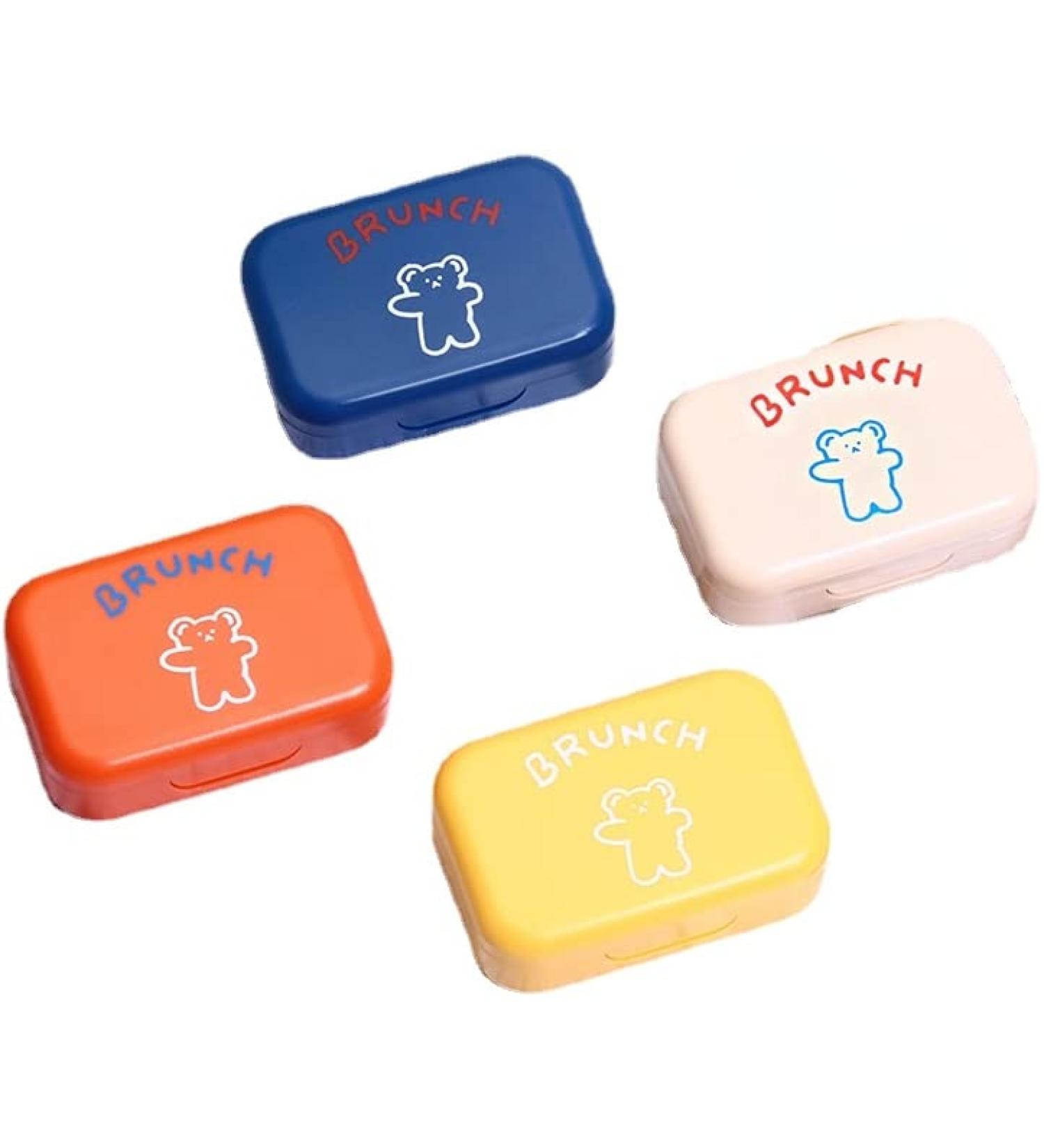 Buy Miedeon 4-Pack Travel Contact Lens Containers - Durable Lens Cases for Safe Storage - Buy Online on GoSupps.com