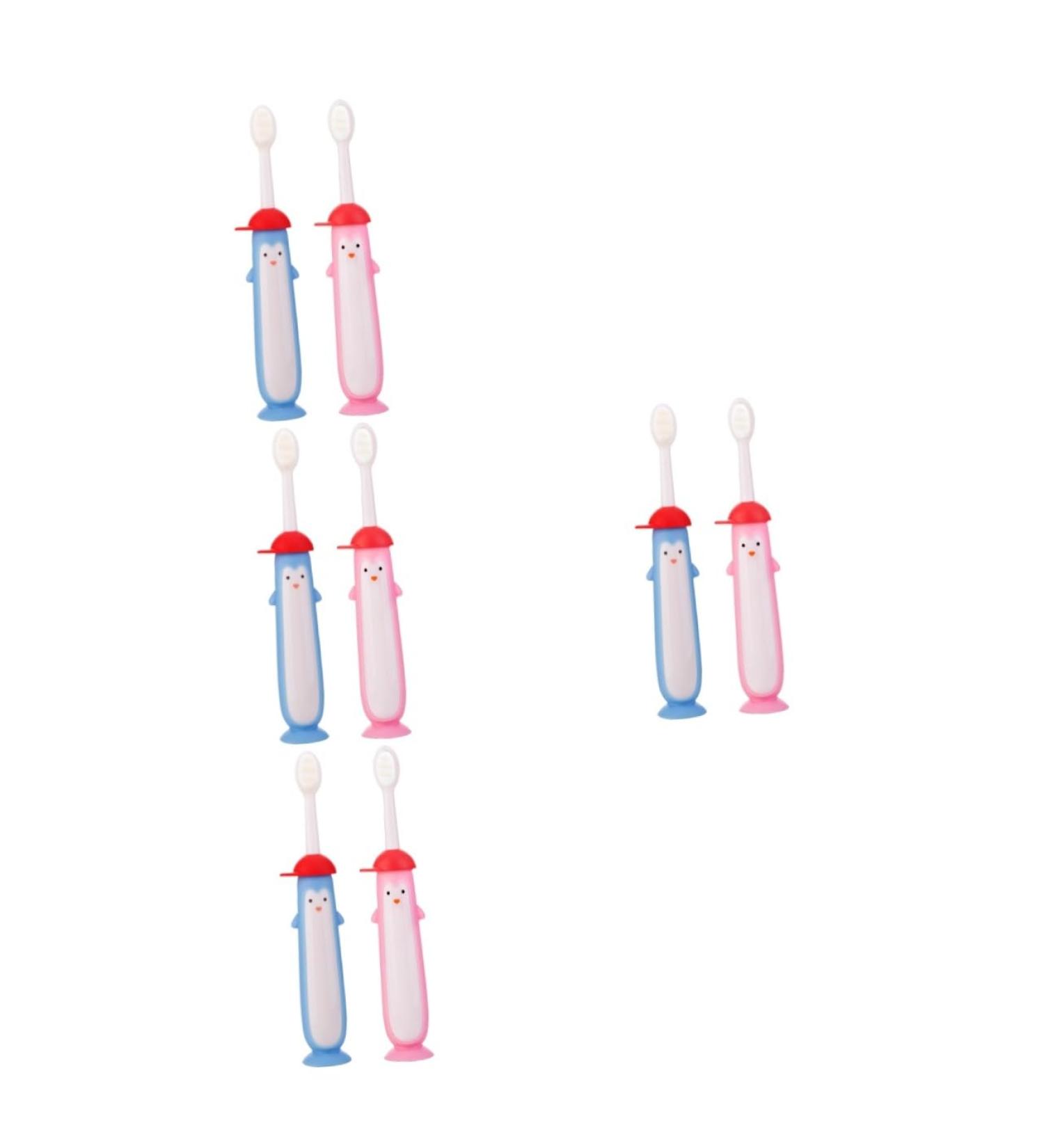 Shop Healeved 8 STK Baby Toothbrush Bite Toys | Massage Training & Mouth Cleaning Brush for Kids | Portable PP Manual Toothbrush - Buy Online on GoSupps.com