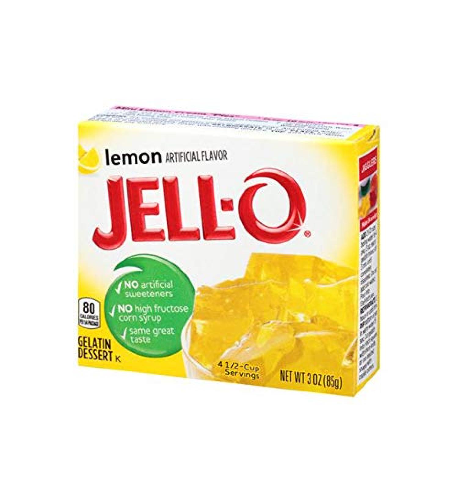 Jell-O Lemon Gelatin Dessert 3 OZ (85g)