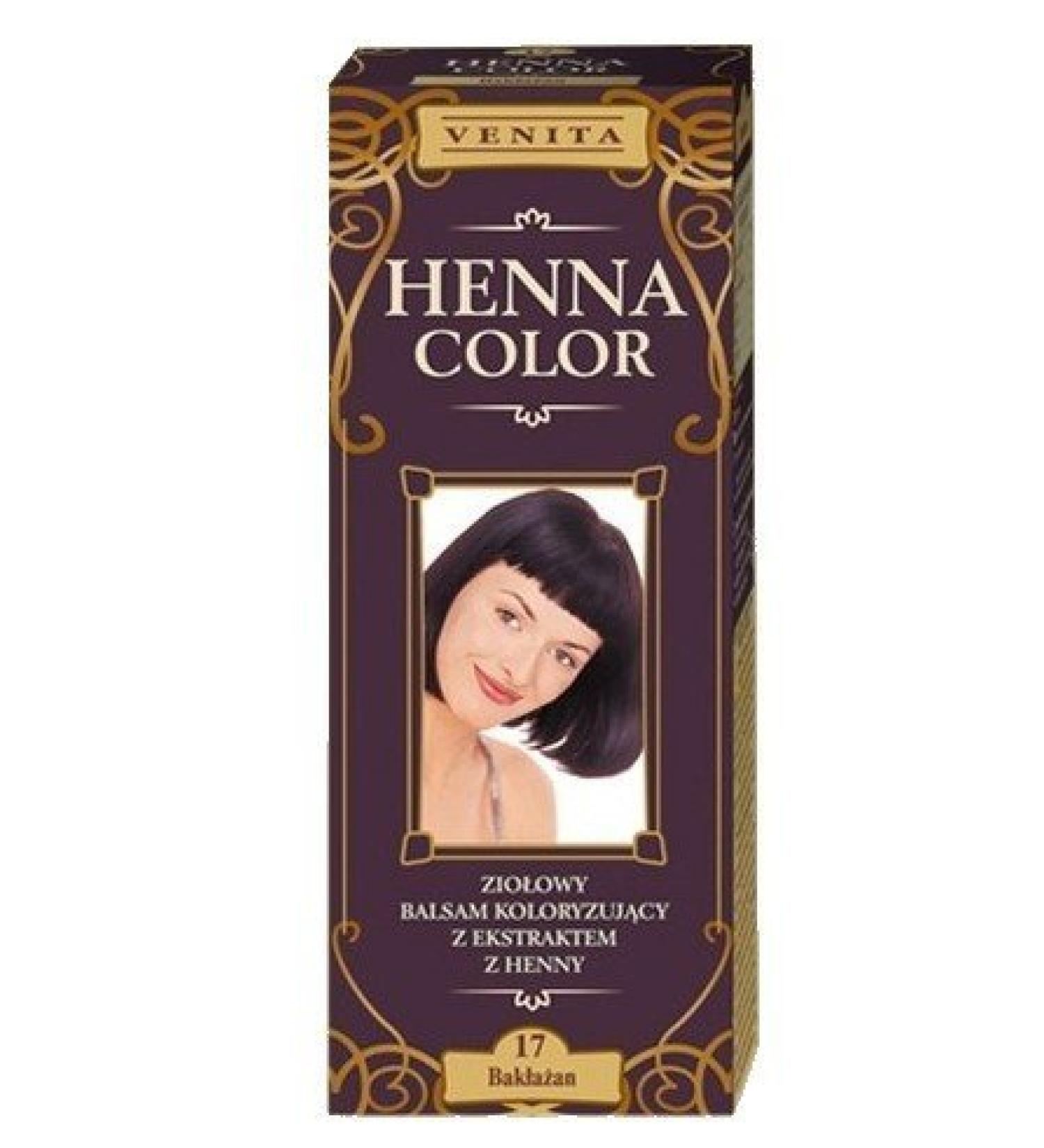 Henna Color 17 Eggplant Hair Balsam Hair Color Effect Of Natural Hair Dye Hen Eco