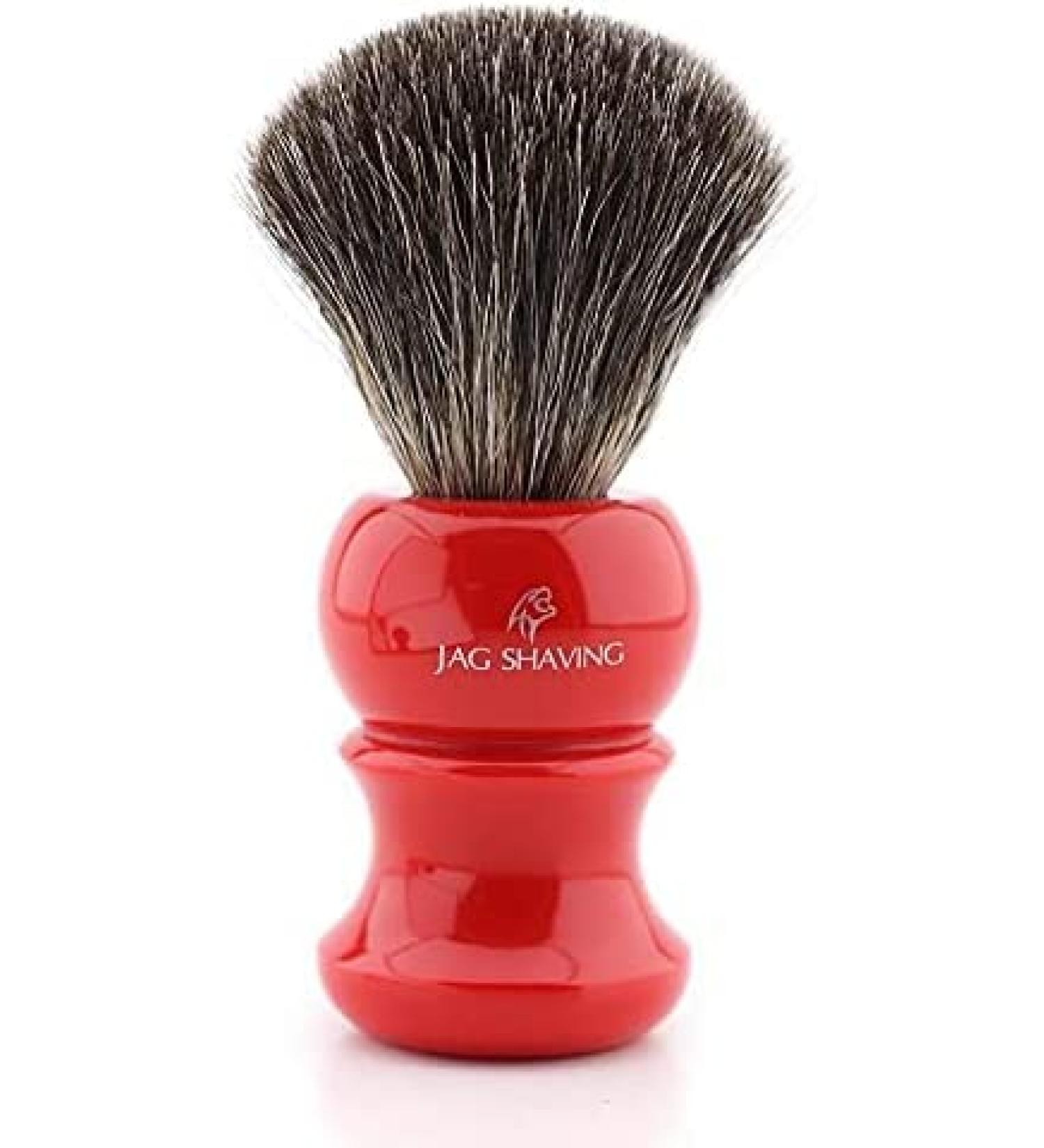 Jag Shaving pure genuine badger hair shaving brush resin handle wet shaving brush