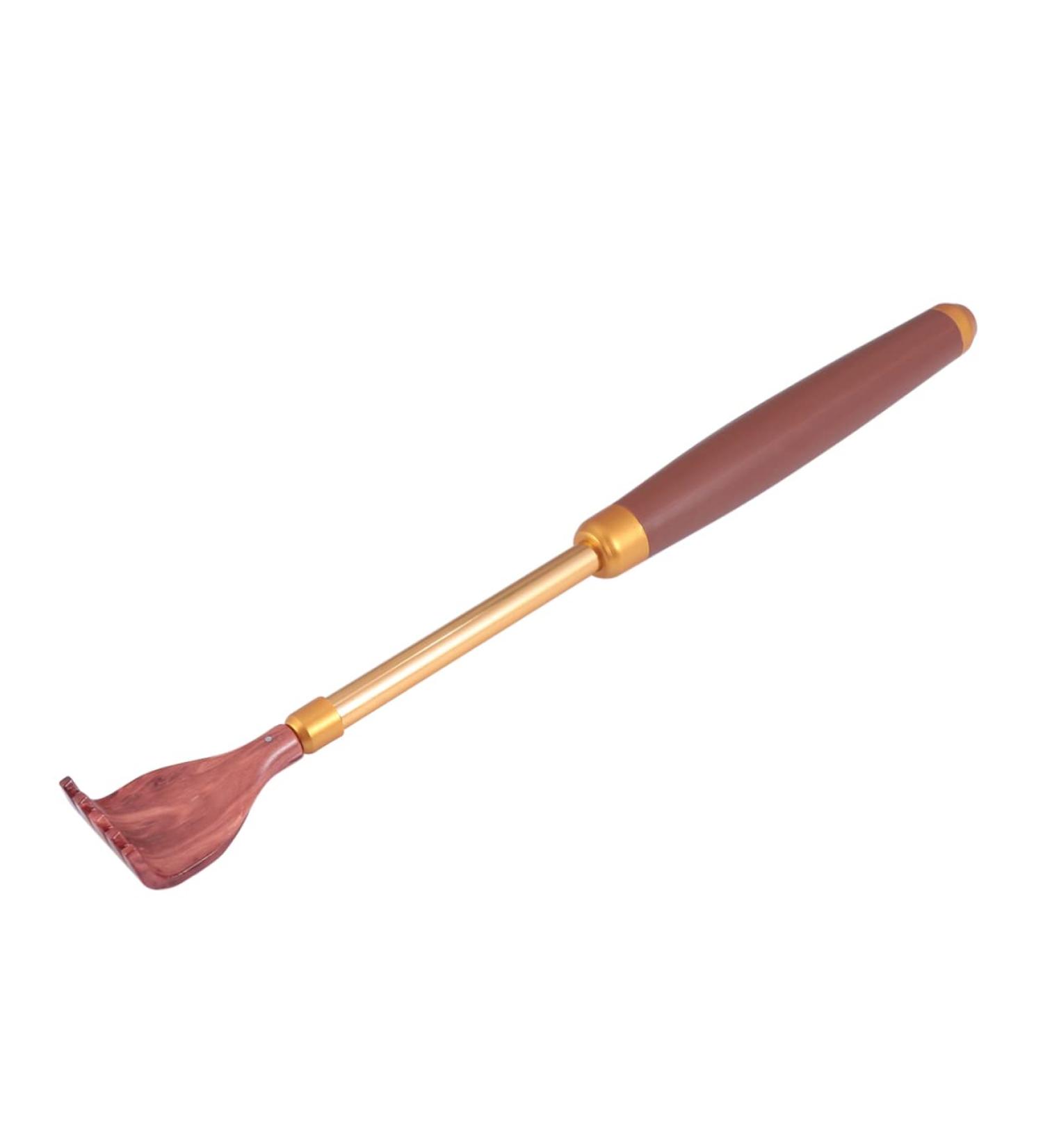 Beavorty Portable Back Scratchers - Handy Stretching Rods for Itching Relief | Perfect Gifts | Extendable 45x3cm Golden Massage Tool - Buy Online on GoSupps.com