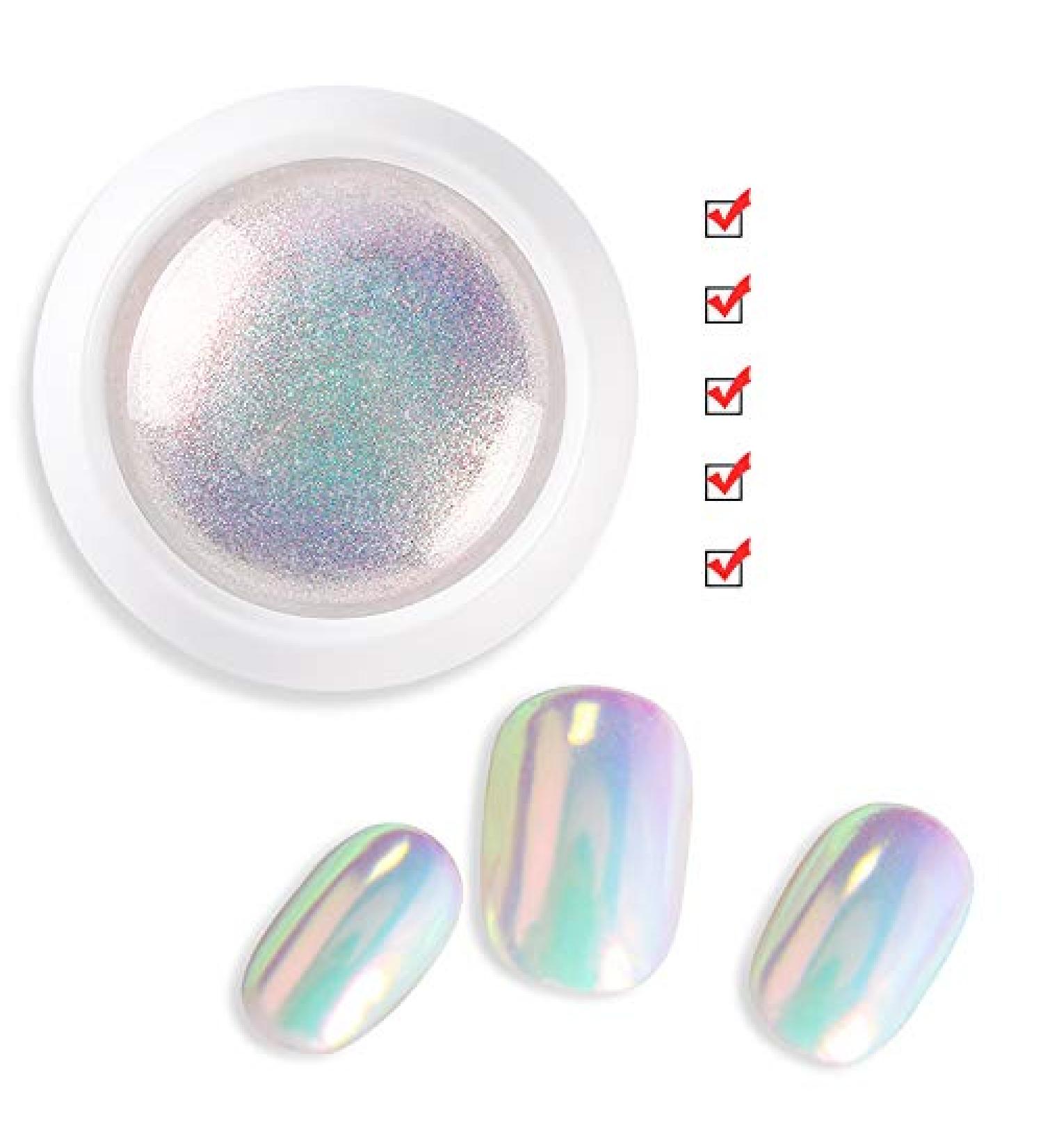 Nail Mirror Powder - Magic Neon Effect Shiny Pearls for Stunning Nail Art | International Shipping Available - Buy Online on GoSupps.com
