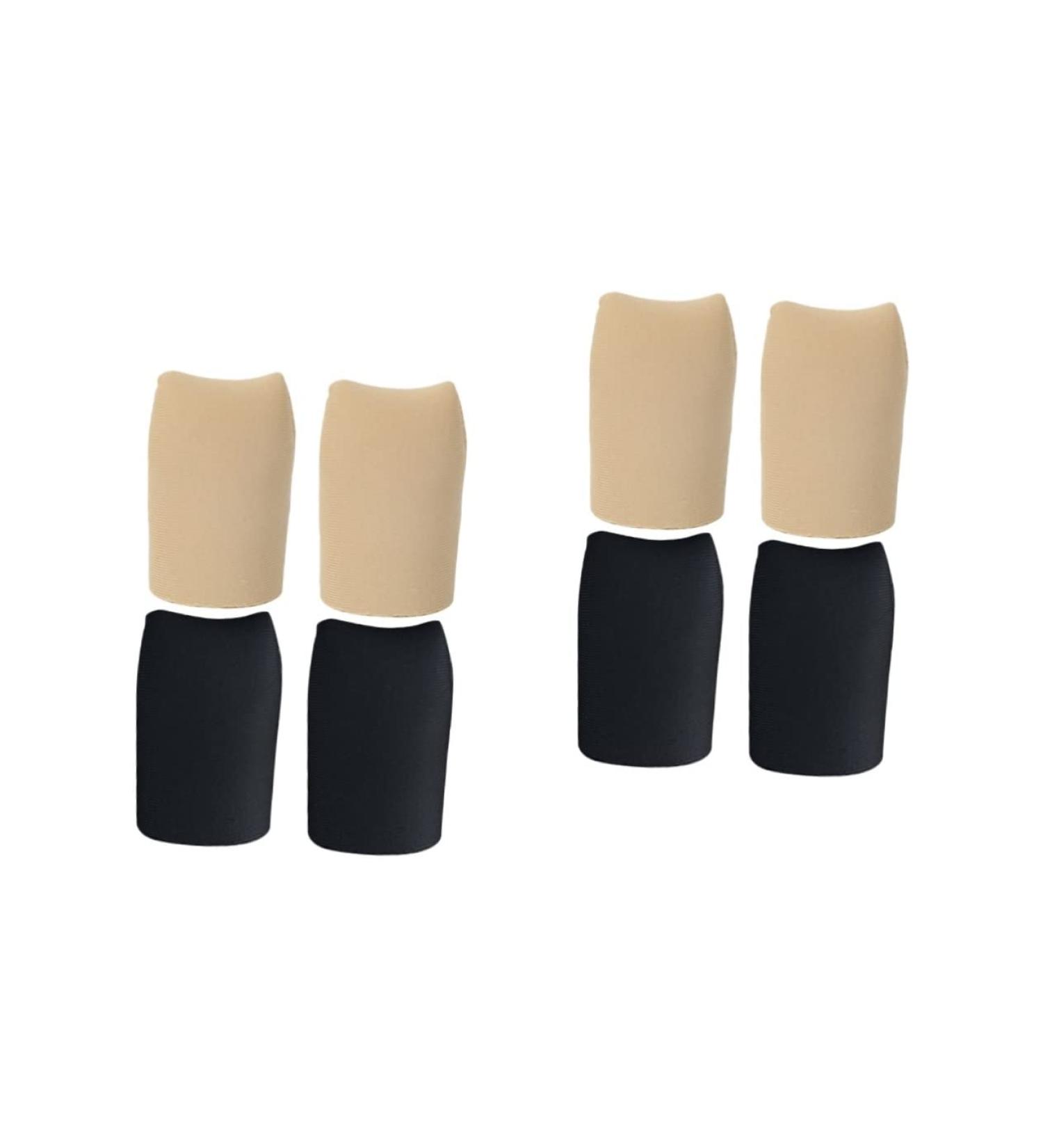 FRCOLOR Silicone Toe Protectors - Set of 4 Pairs for Hammer Toe & Little Toe - Toe Sleeves for Cushioning and Protection - Flexible and Comfortable - 4x2.5cm Size - Buy Online on GoSupps.com