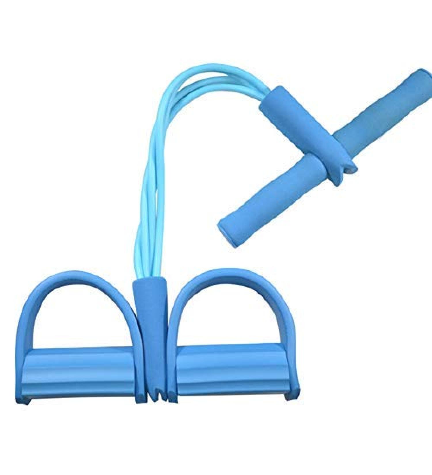 20 11 4 Tubes Natural Latex Elastic Pull Rope - Fitness Equipment for Abdomen Waist Arms & Legs - Blue Bodybuilding Expander - Buy Online on GoSupps.com