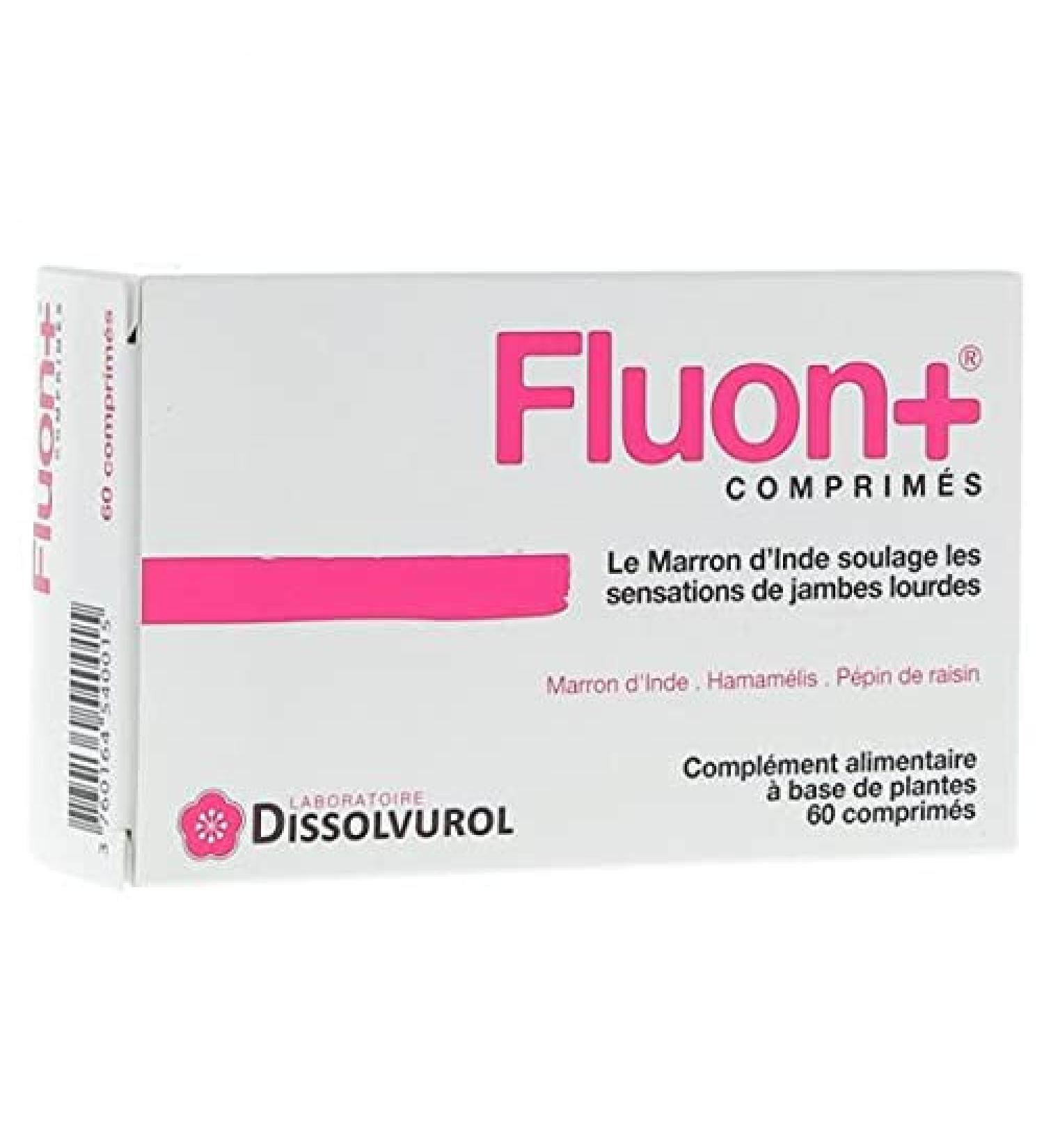 Fluon+ Dissolvurol Fluon+ - Heavy Leg Feel Indian Brown Pack of 2 Boxes of 60 Tablets - Buy Online on GoSupps.com