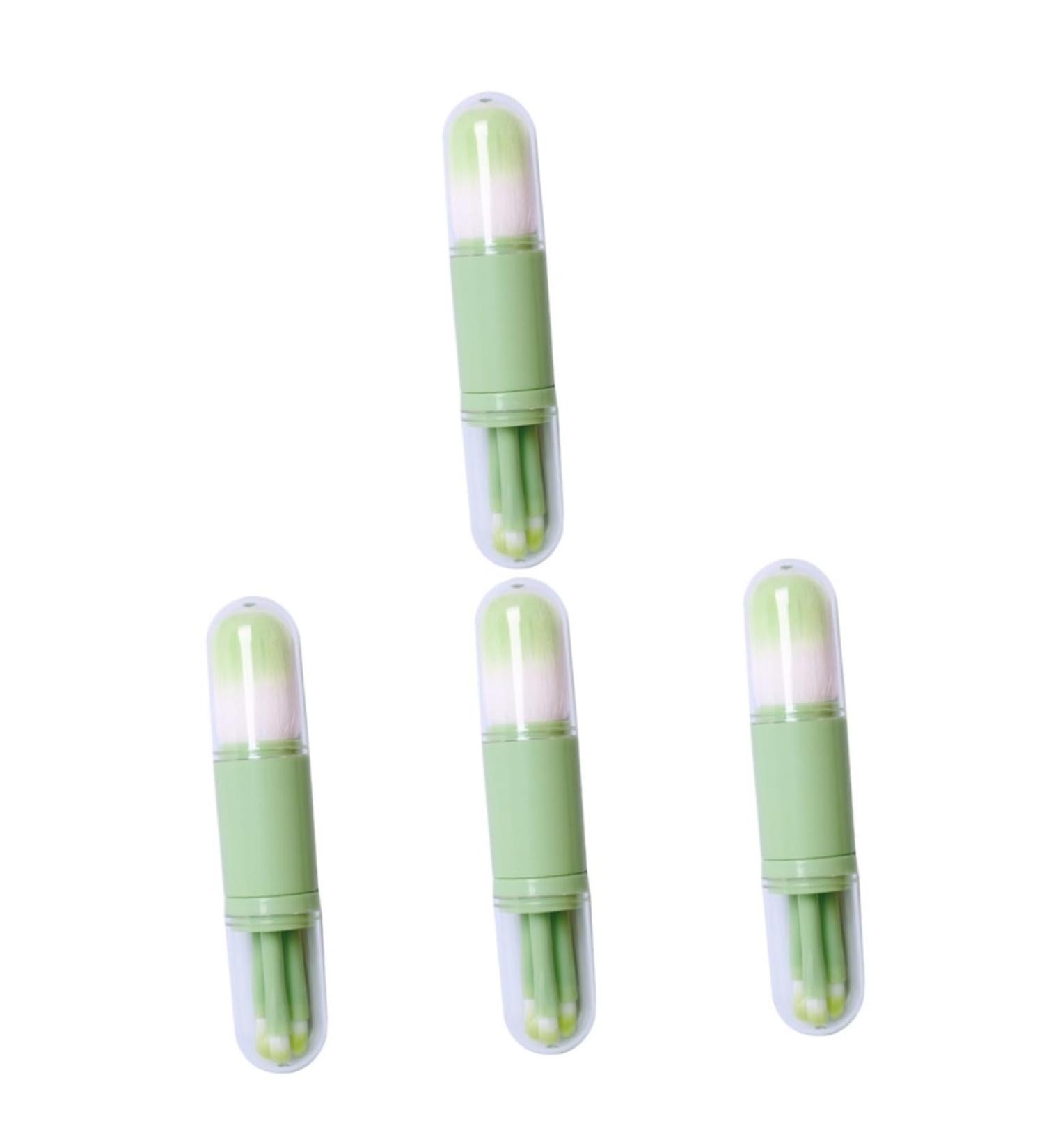 FRCOLOR 4 Sets Telescopic Makeup Brushes - Portable Retractable Kabuki Foundation and Eyebrow Brushes for Travel | Buy Now - Buy Online on GoSupps.com