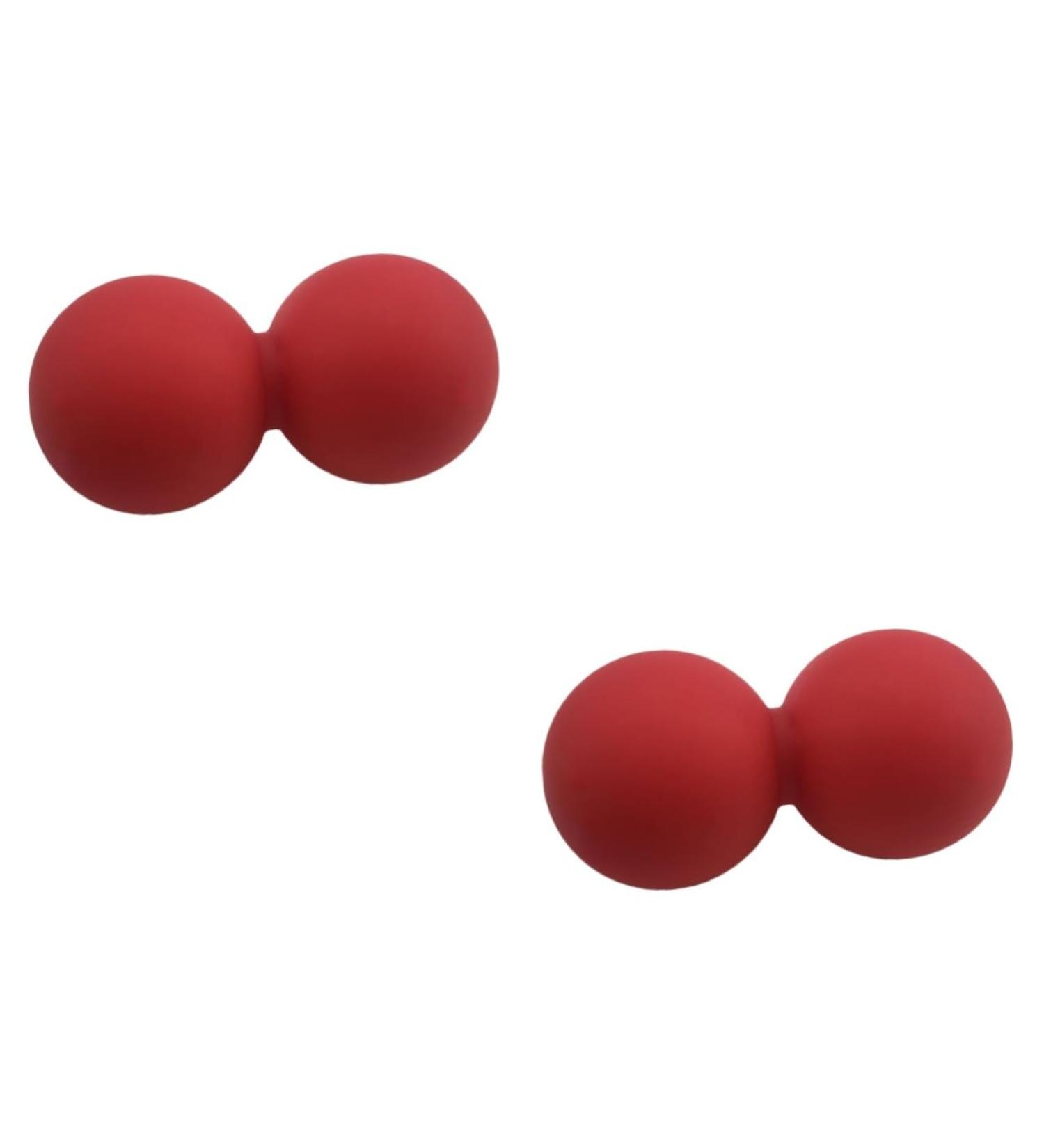 Gleavi 2-St Peanut Yoga Massage Ball - Silicone Muscle Roller for Relaxation & Mobility | Fitness & Wellness - Buy Online on GoSupps.com