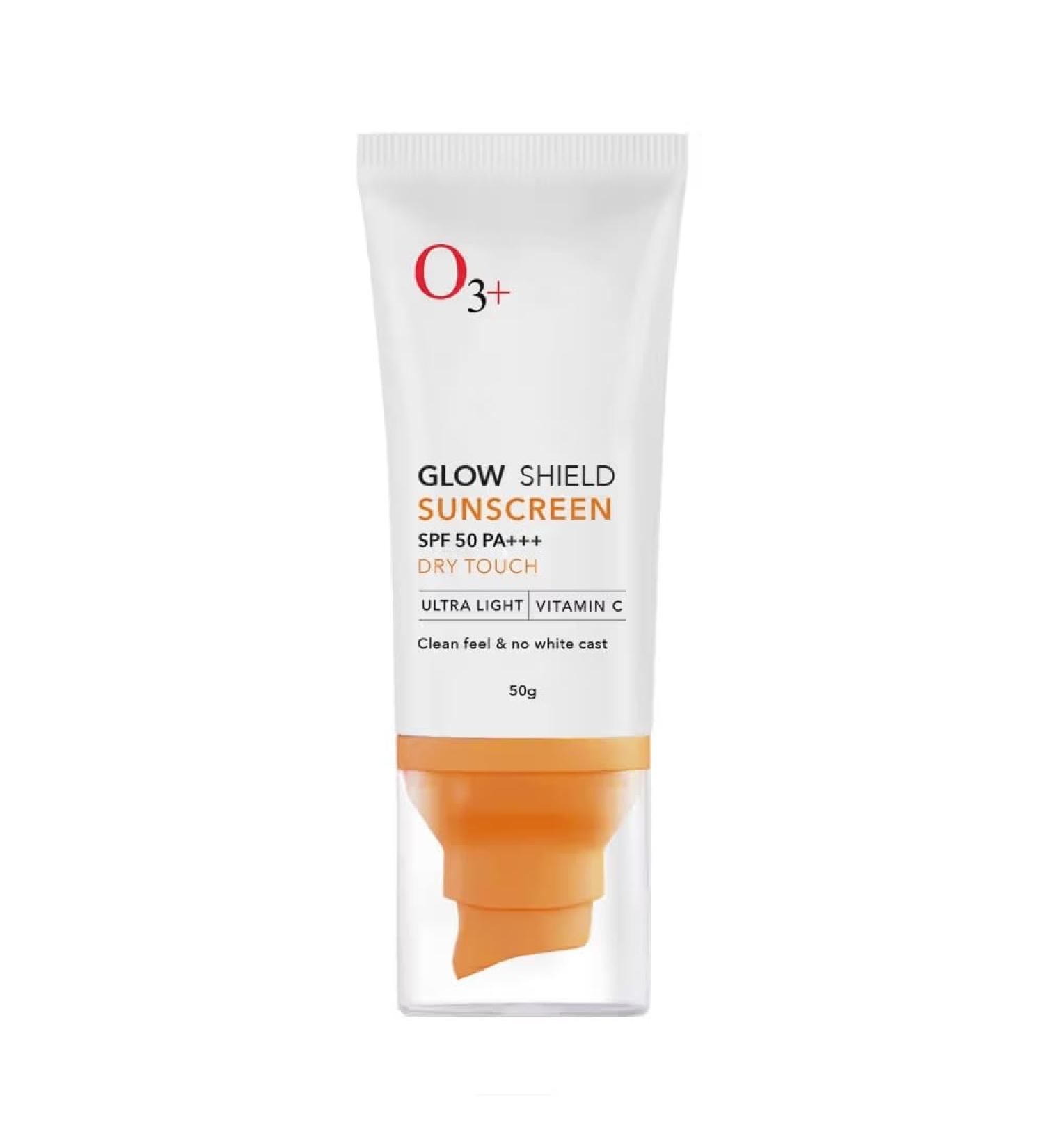 03+ Glow Shield Advanced Sunscreen Lotion with SPF 50 PA+++ 50g - Buy Online on GoSupps.com