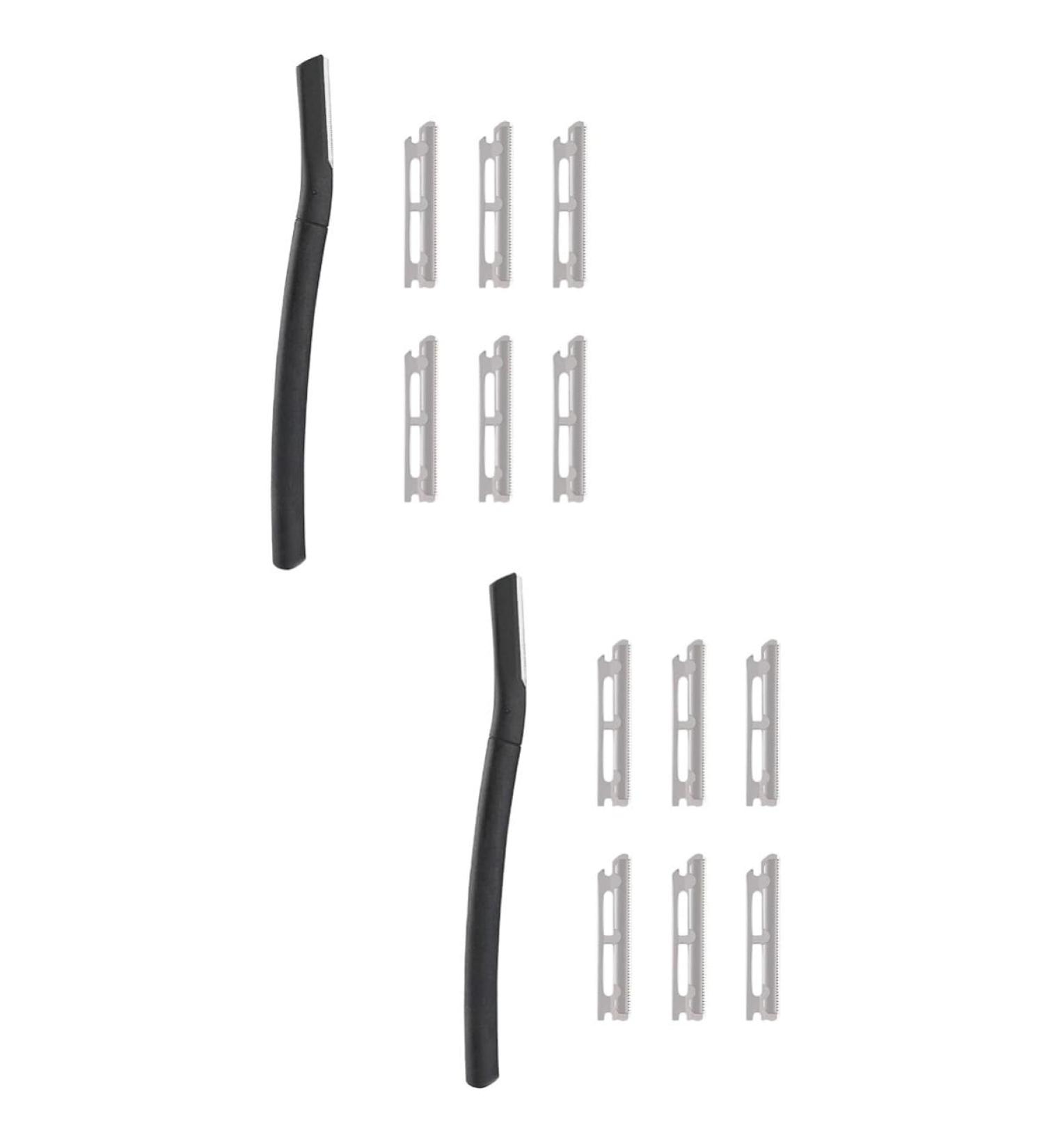 PopetPop 2 Set Precision Eyebrow & Facial Hair Trimmer - Razor Sharp ABS Cutter for Flawless Grooming | International Shipping Available - Buy Online on GoSupps.com