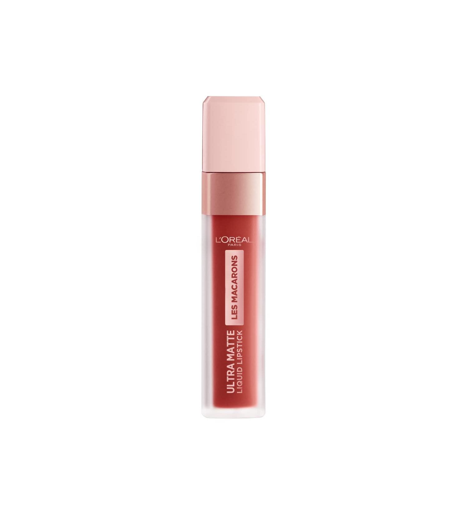 L'Oreal Paris Les Macarons Matte Liquid Lipstick 834 Infinite Spice 7.5ml - Long-Lasting Lip Color - Buy Online on GoSupps.com