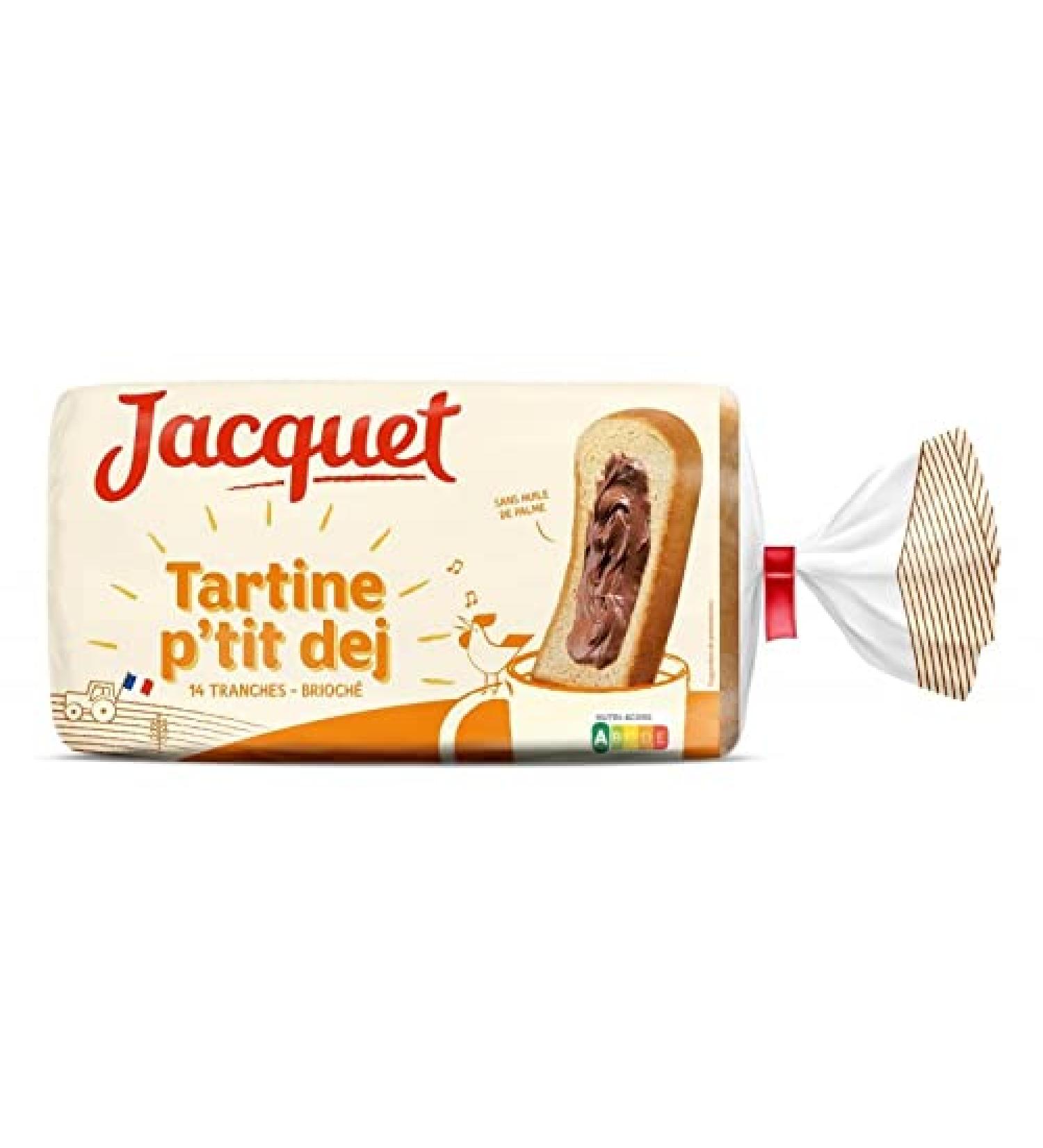 Jacquet P'Tit Dej Brioche Tartine 410 g Set of 4 - Buy Online on GoSupps.com