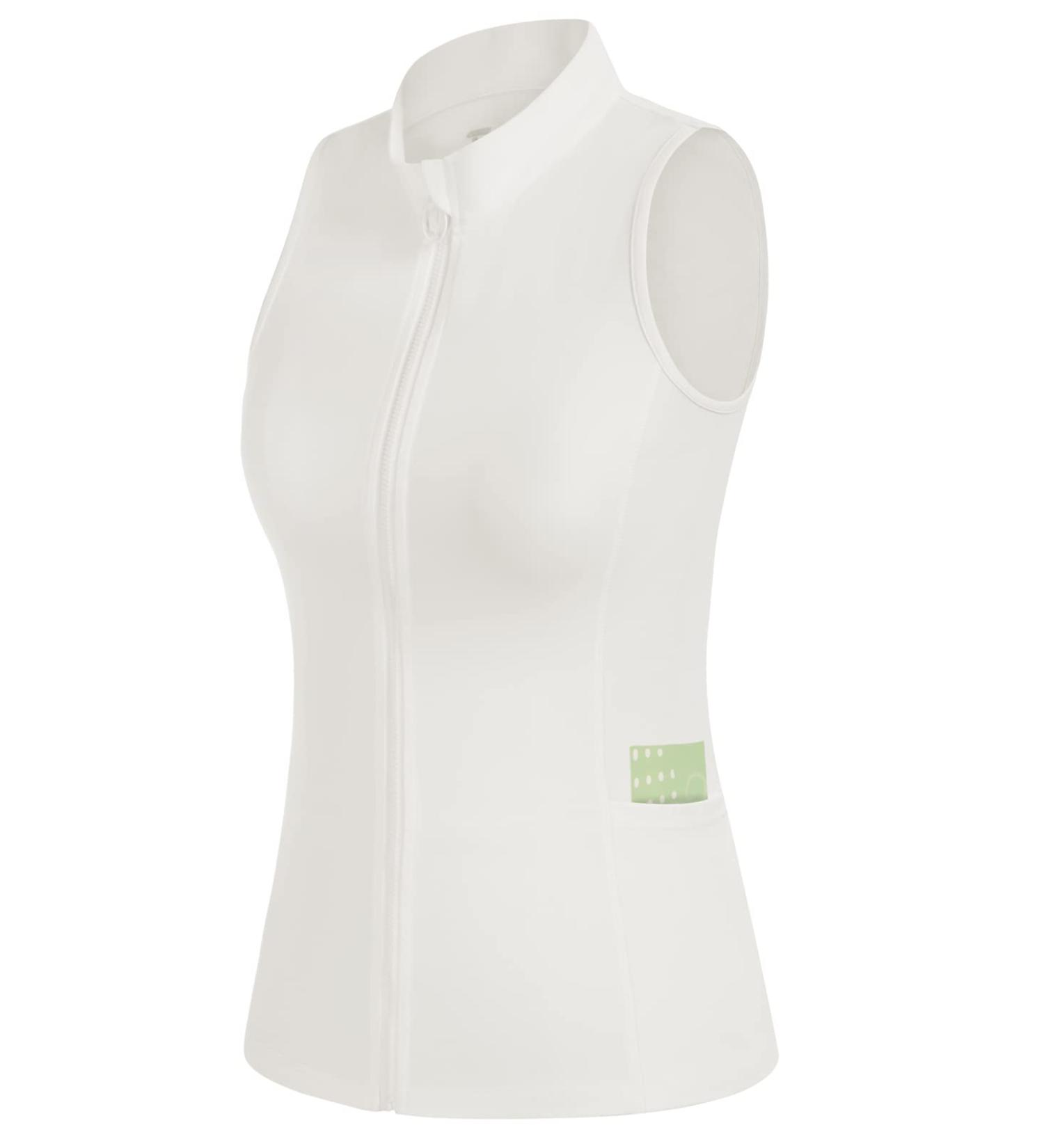 JACK SMITH Women's Lightweight Golf Vest with Pocket - Sleeveless Running Jacket for Hiking Athletic S-2XL Ivory - Buy Online on GoSupps.com