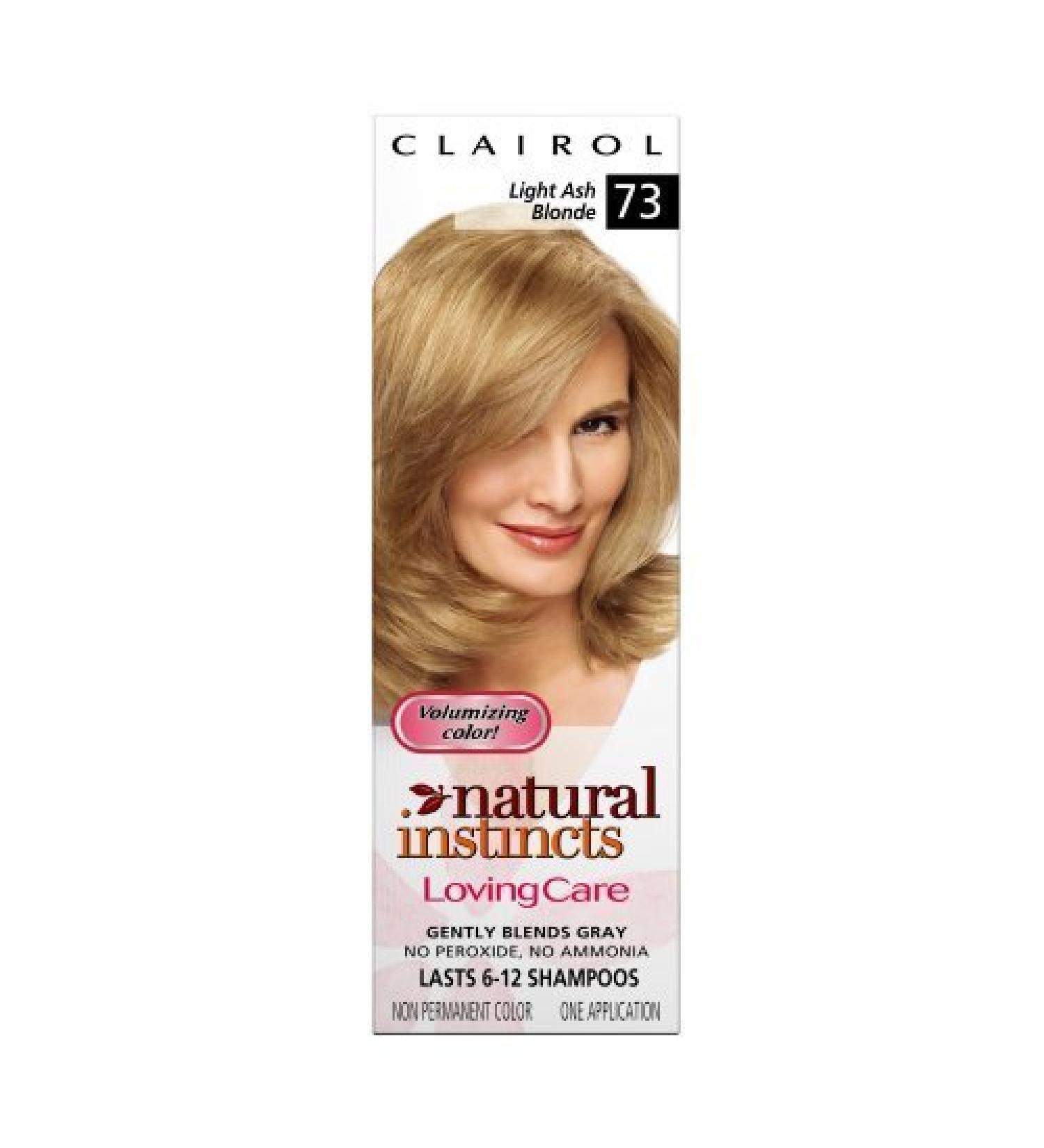 Clairol Natural Instincts Loving Care Light Ash Blonde #73 (One Application).